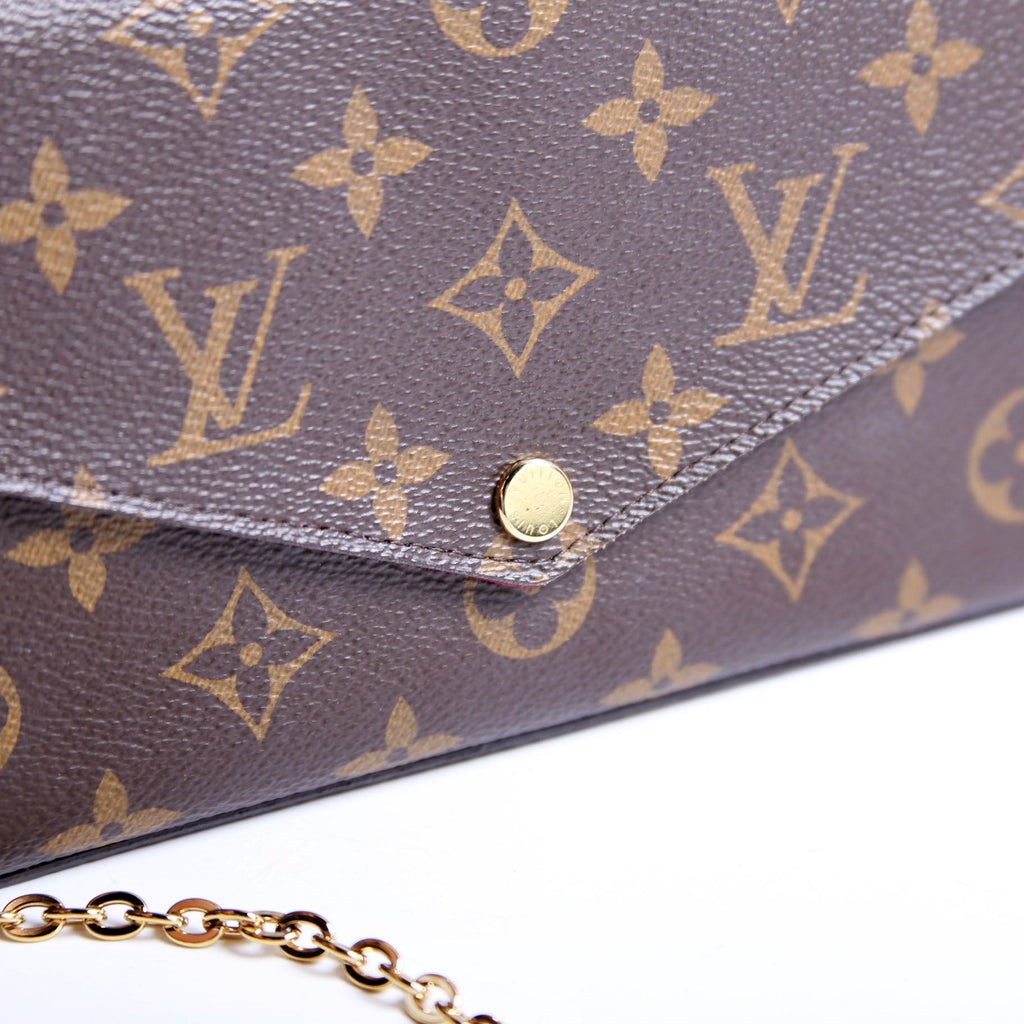 Pochette Felicie Monogram Berry