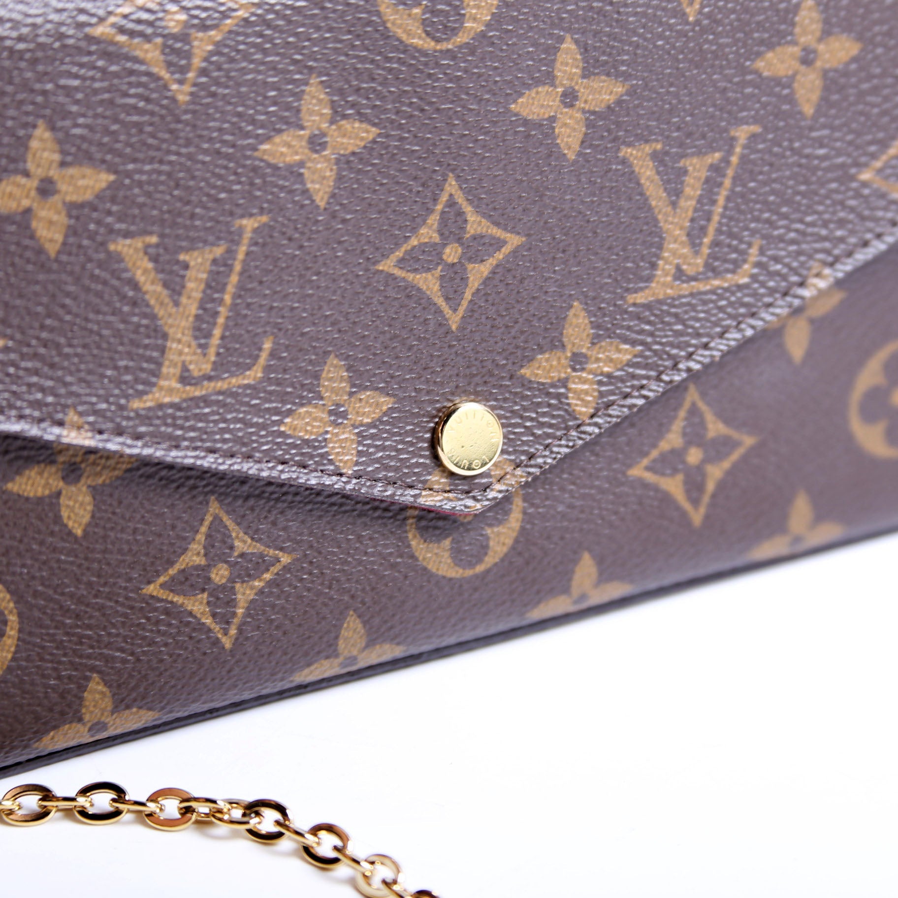 Pochette Felicie Monogram Berry