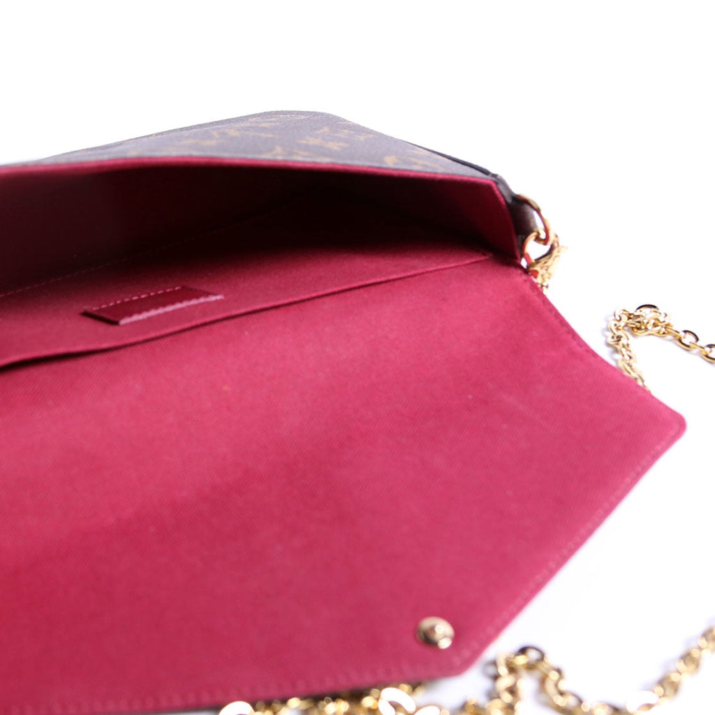 Pochette Felicie Monogram Berry