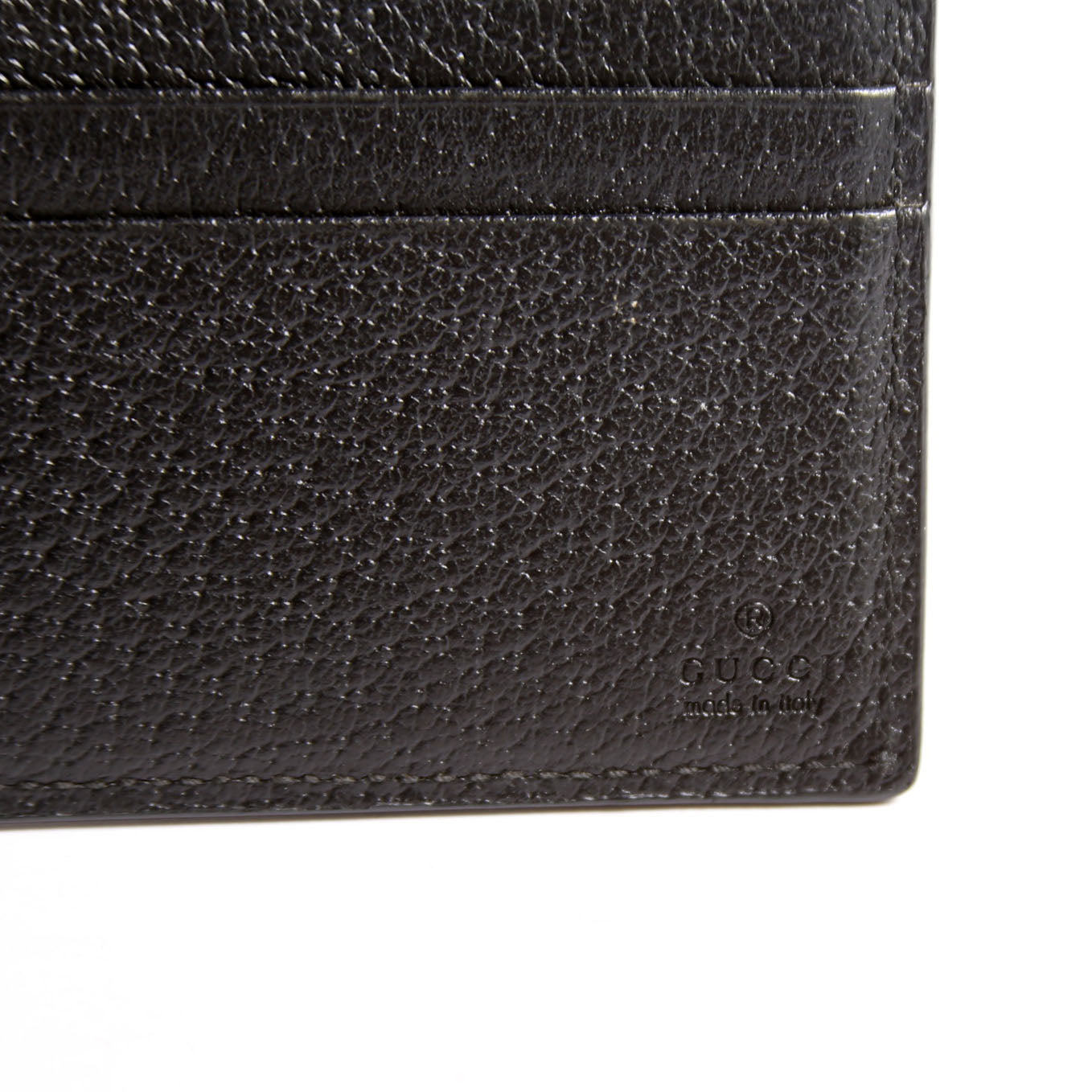 523664 Animalier Bee Leather Wallet Black