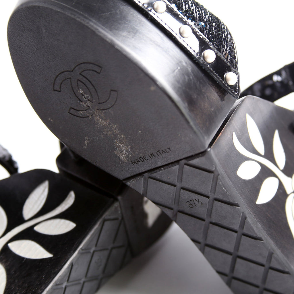 Camella Flower Hindged Wedges Size 37.5