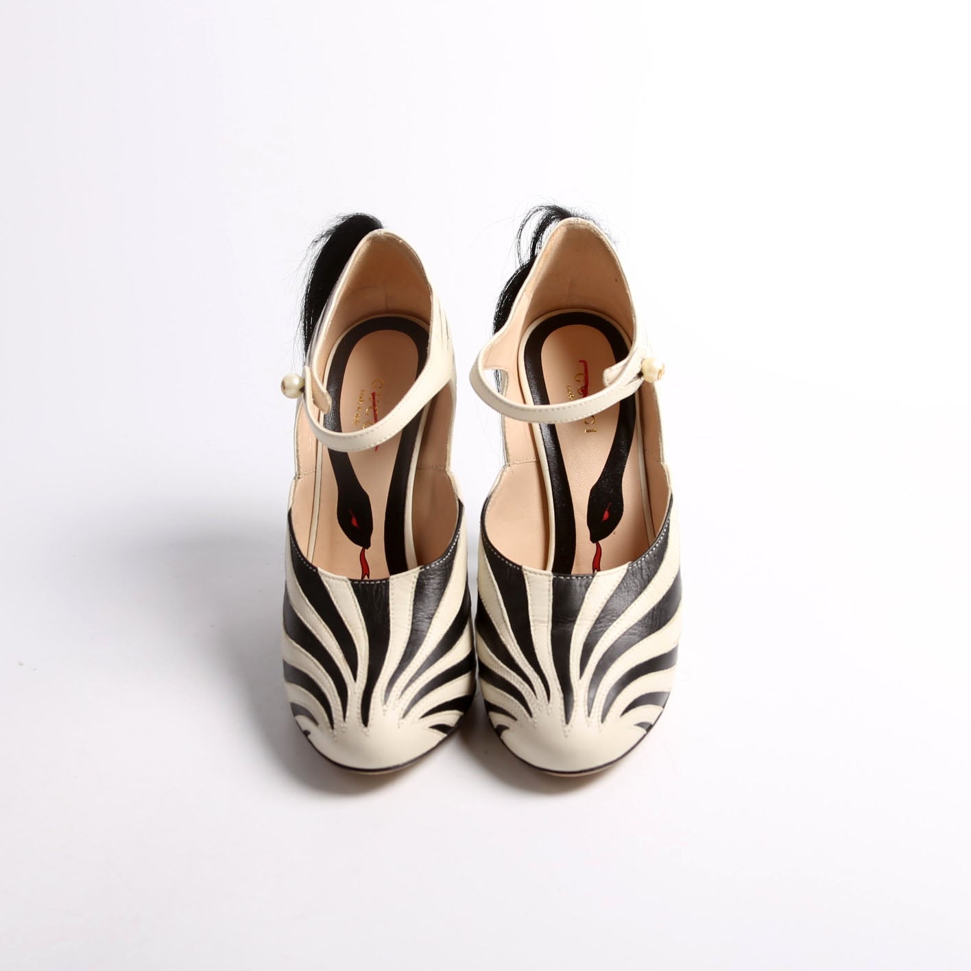 Lesley Mary Jane Pump Zebra Size 36.5