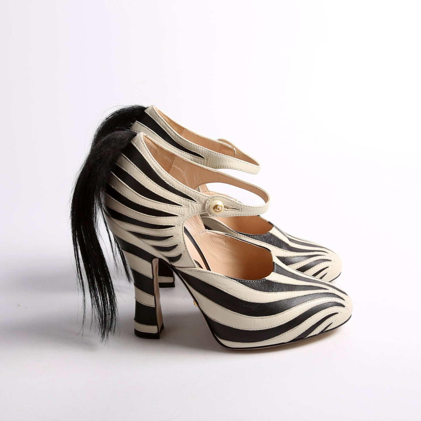Lesley Mary Jane Pump Zebra Size 36.5