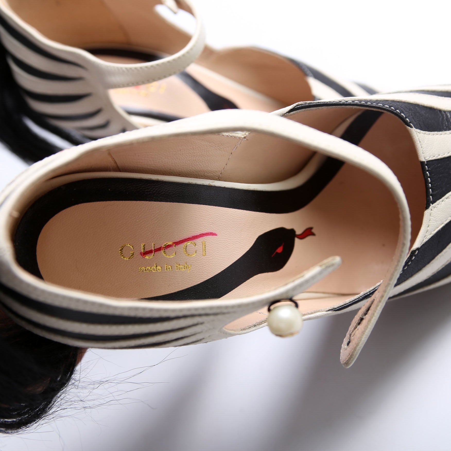 Lesley Mary Jane Pump Zebra Size 36.5