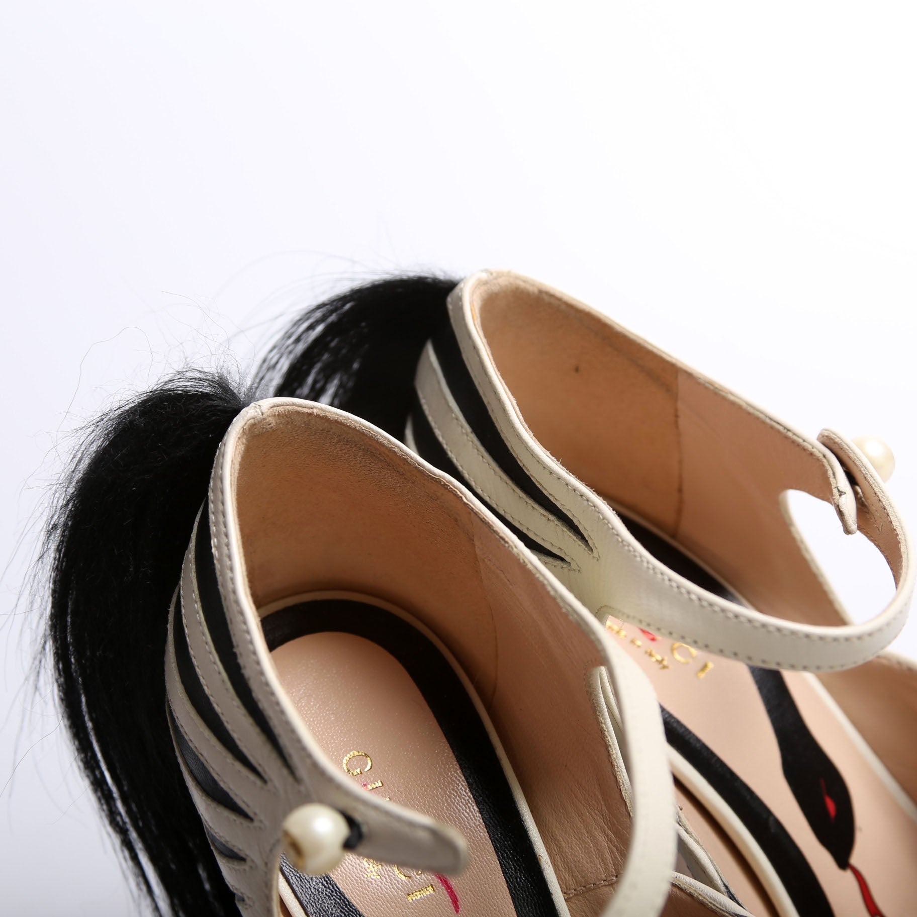 Lesley Mary Jane Pump Zebra Size 36.5