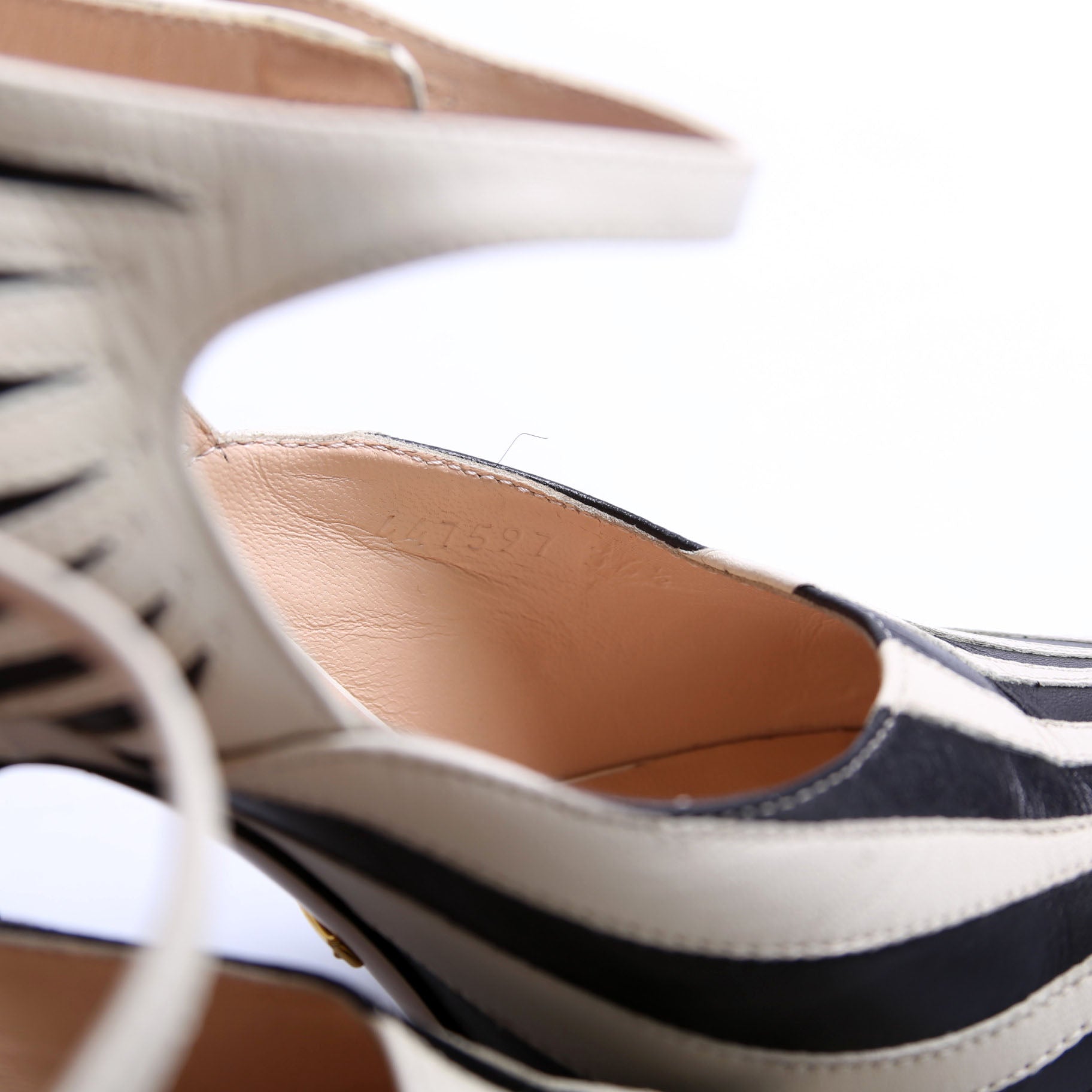 Lesley Mary Jane Pump Zebra Size 36.5