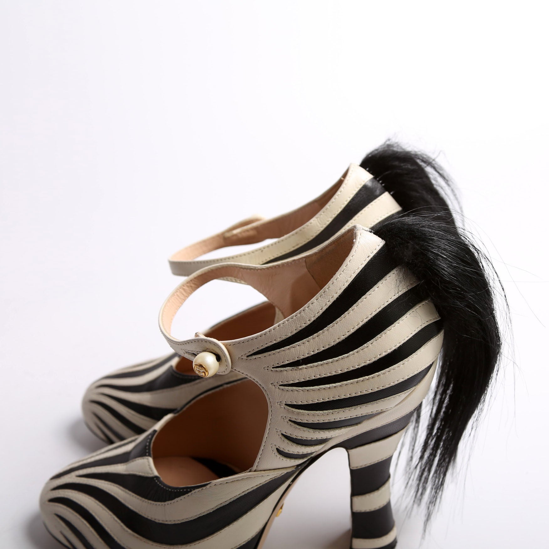 Lesley Mary Jane Pump Zebra Size 36.5
