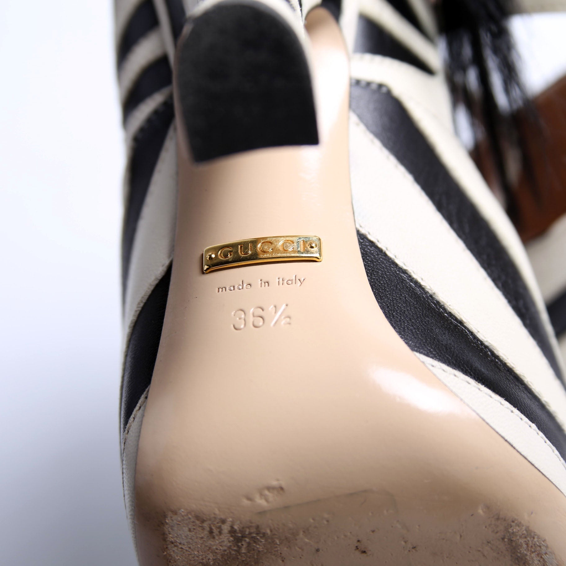Lesley Mary Jane Pump Zebra Size 36.5