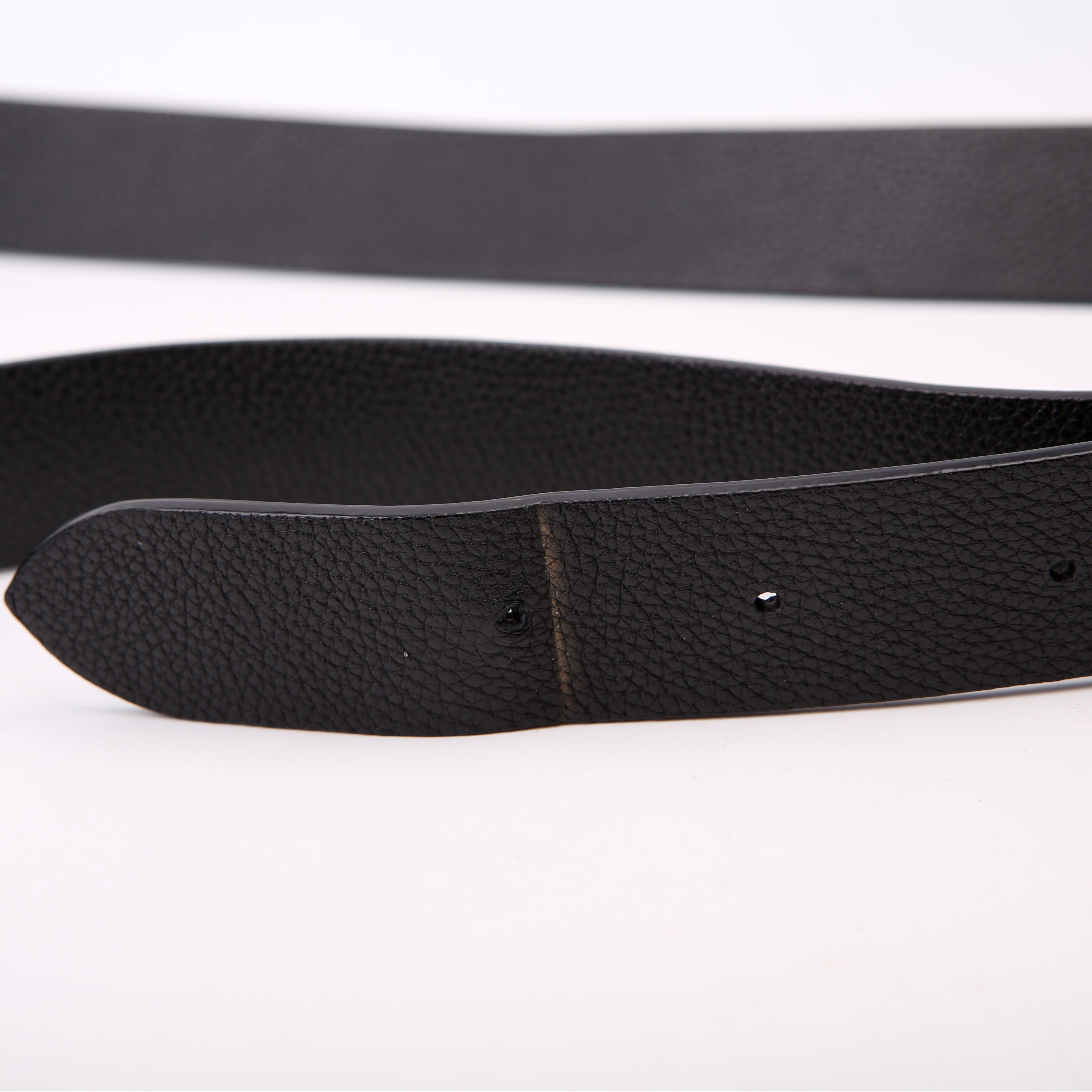 Anne Grain Calfskin Saddle Bag Black