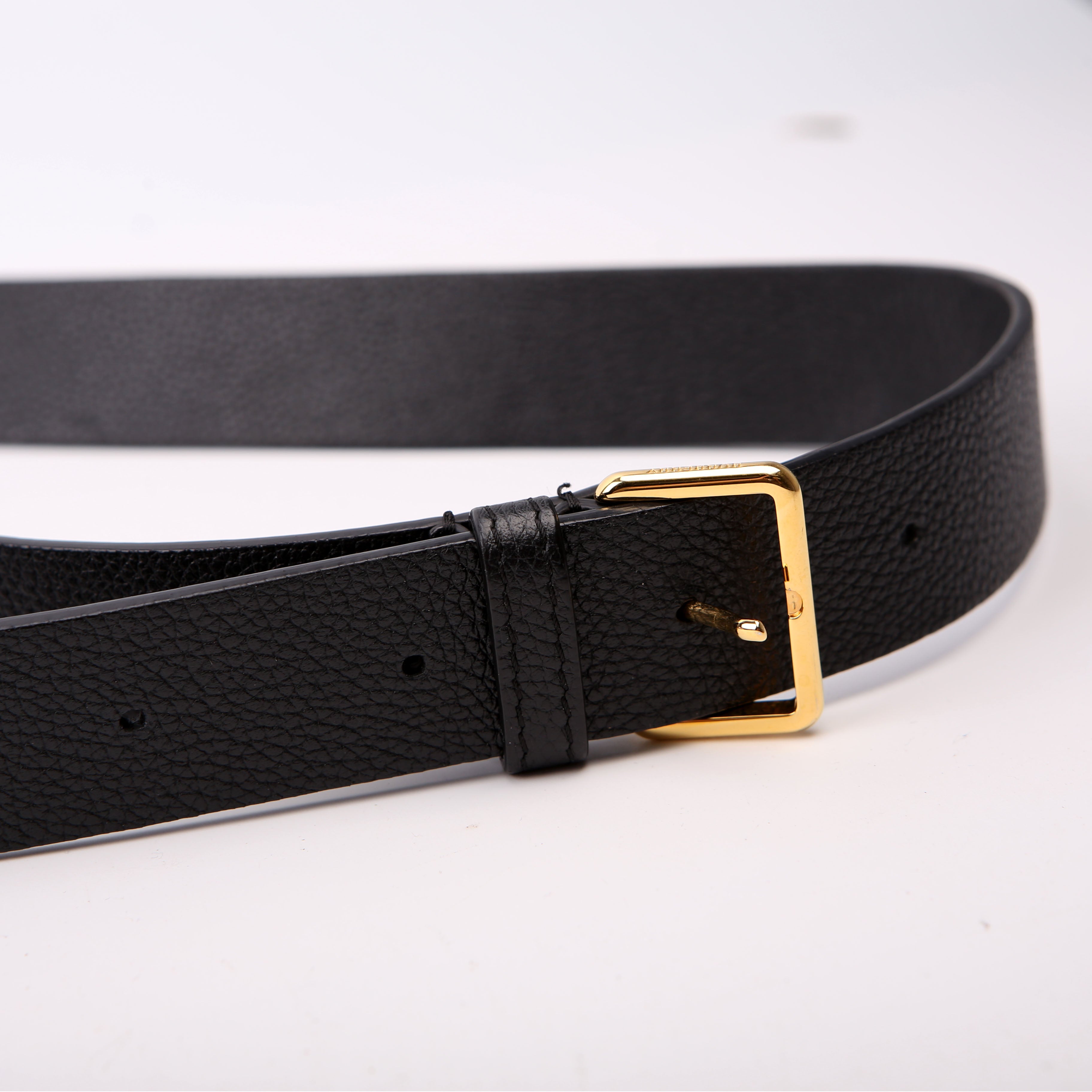 Anne Grain Calfskin Saddle Bag Black