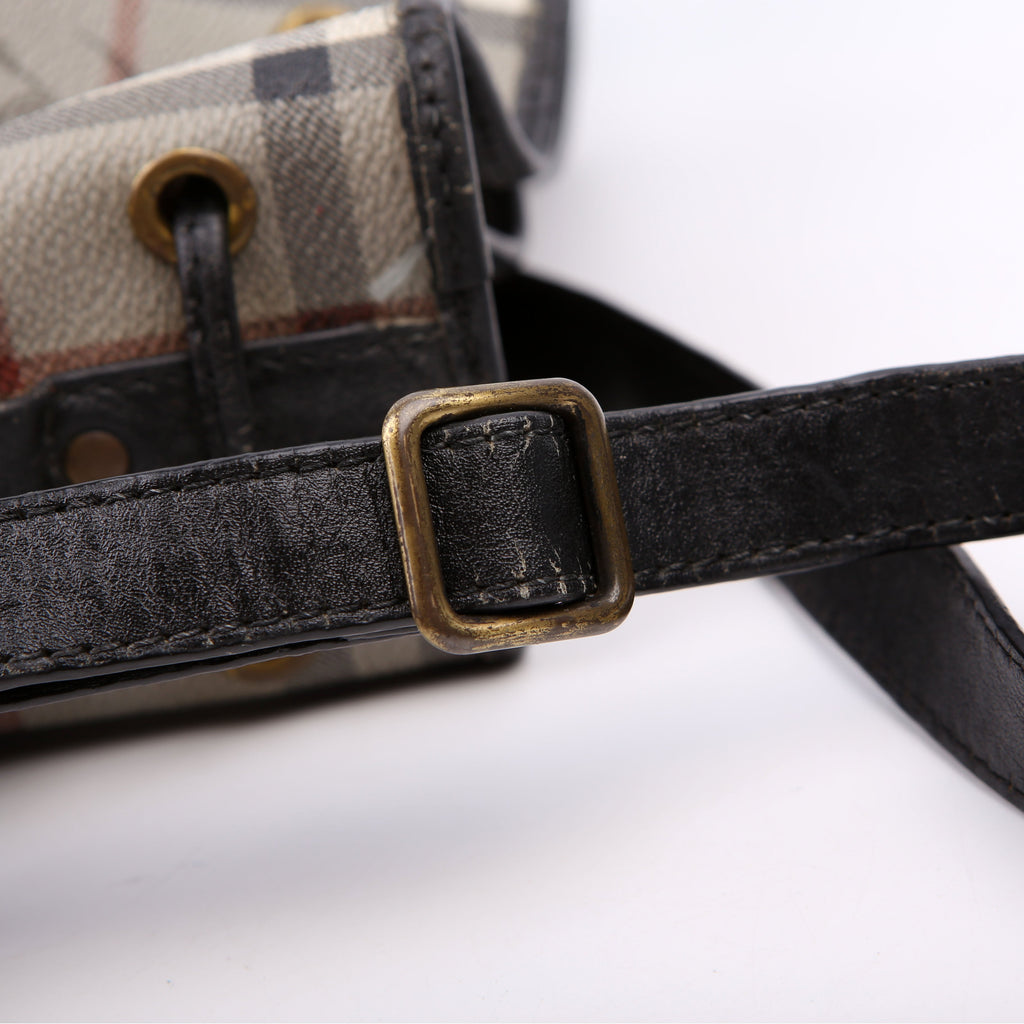 Haymarket Check Medium Bucket Vintage Grey