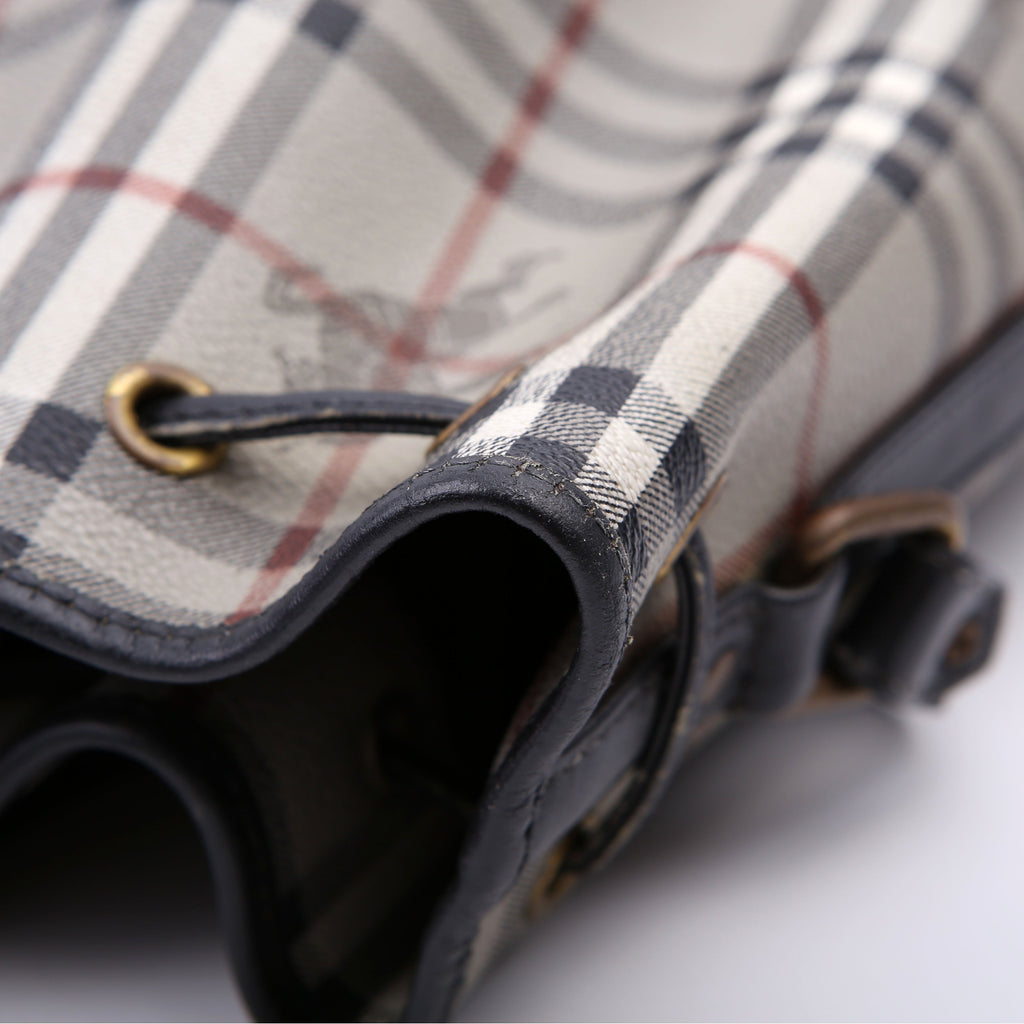 Haymarket Check Medium Bucket Vintage Grey