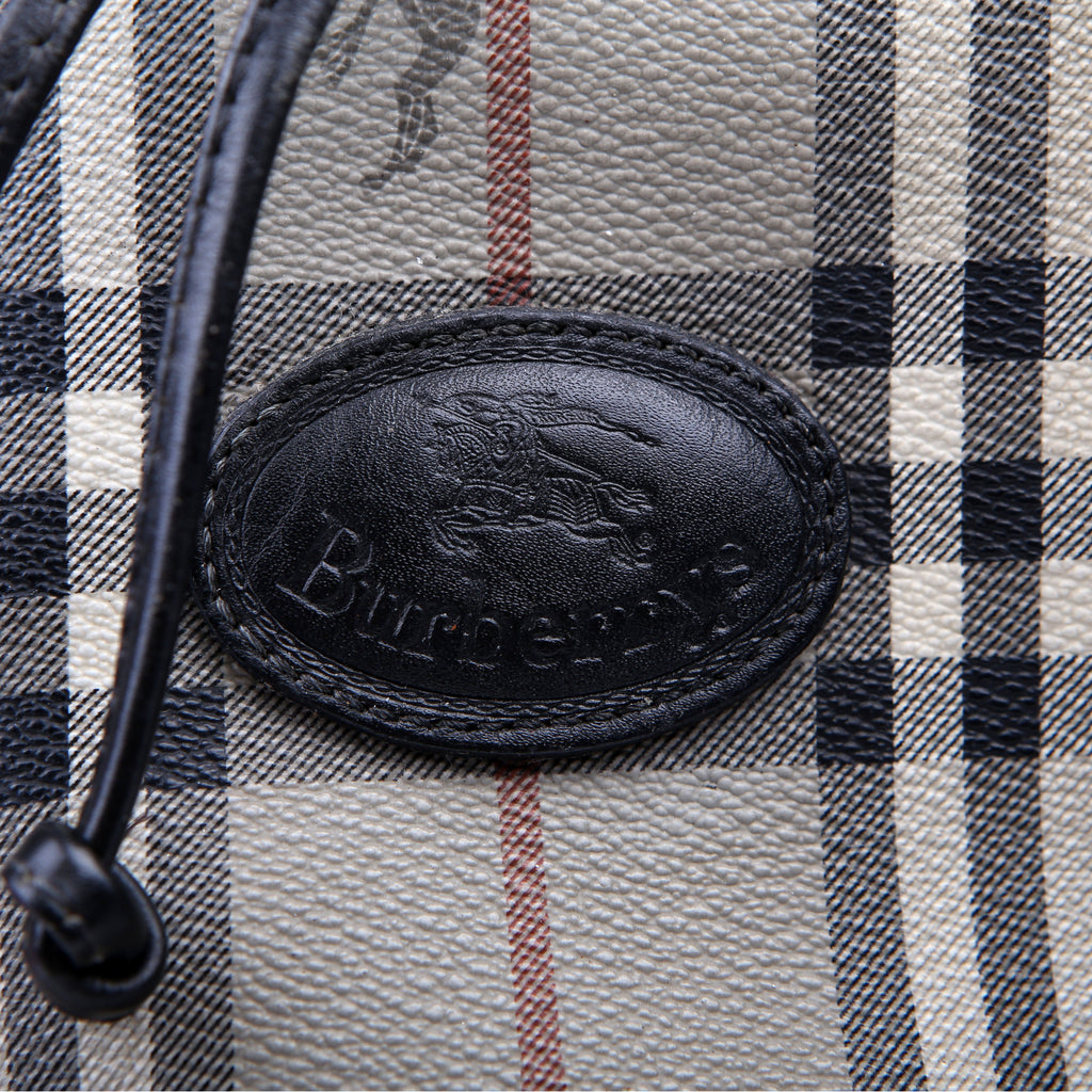 Haymarket Check Medium Bucket Vintage Grey