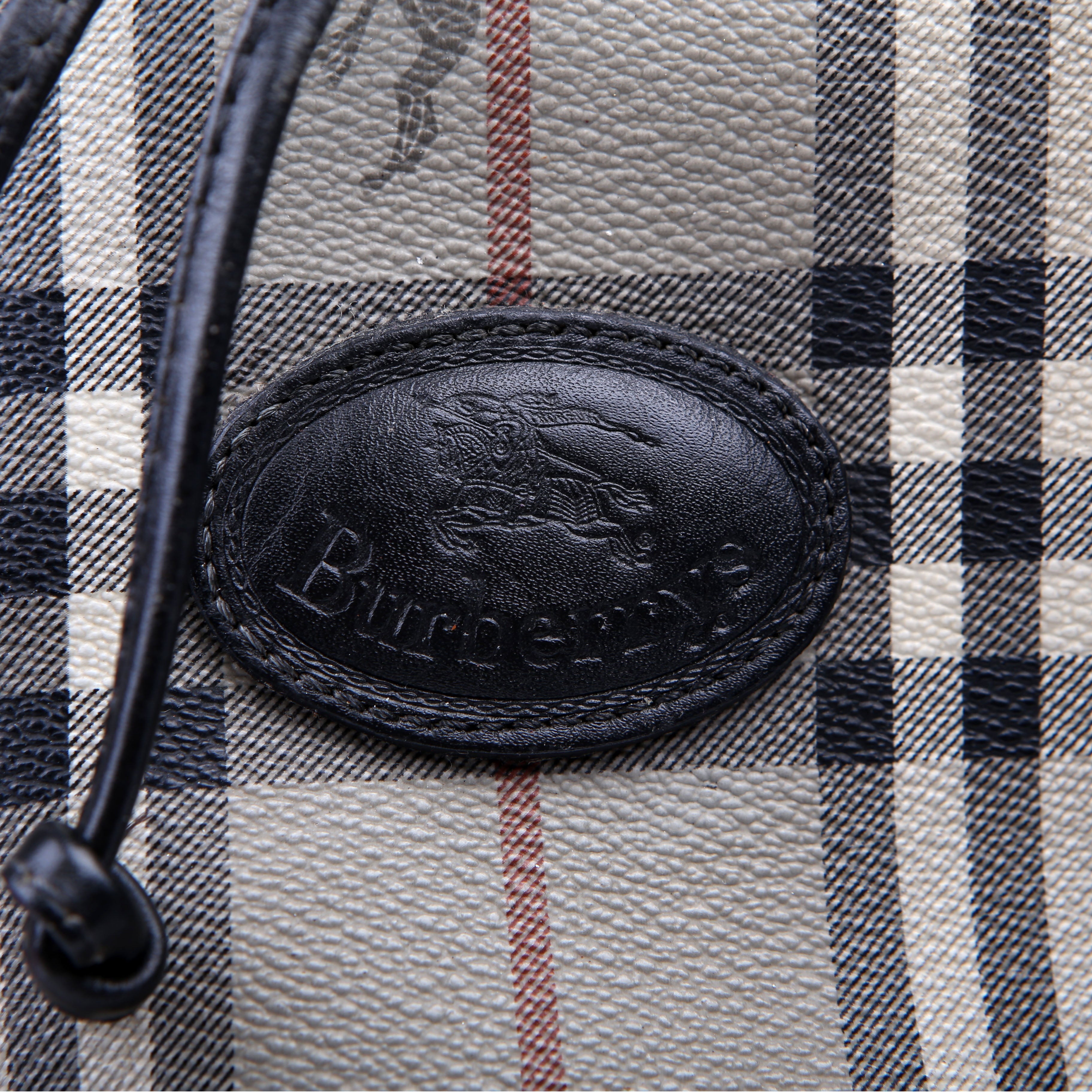Haymarket Check Medium Bucket Vintage Grey