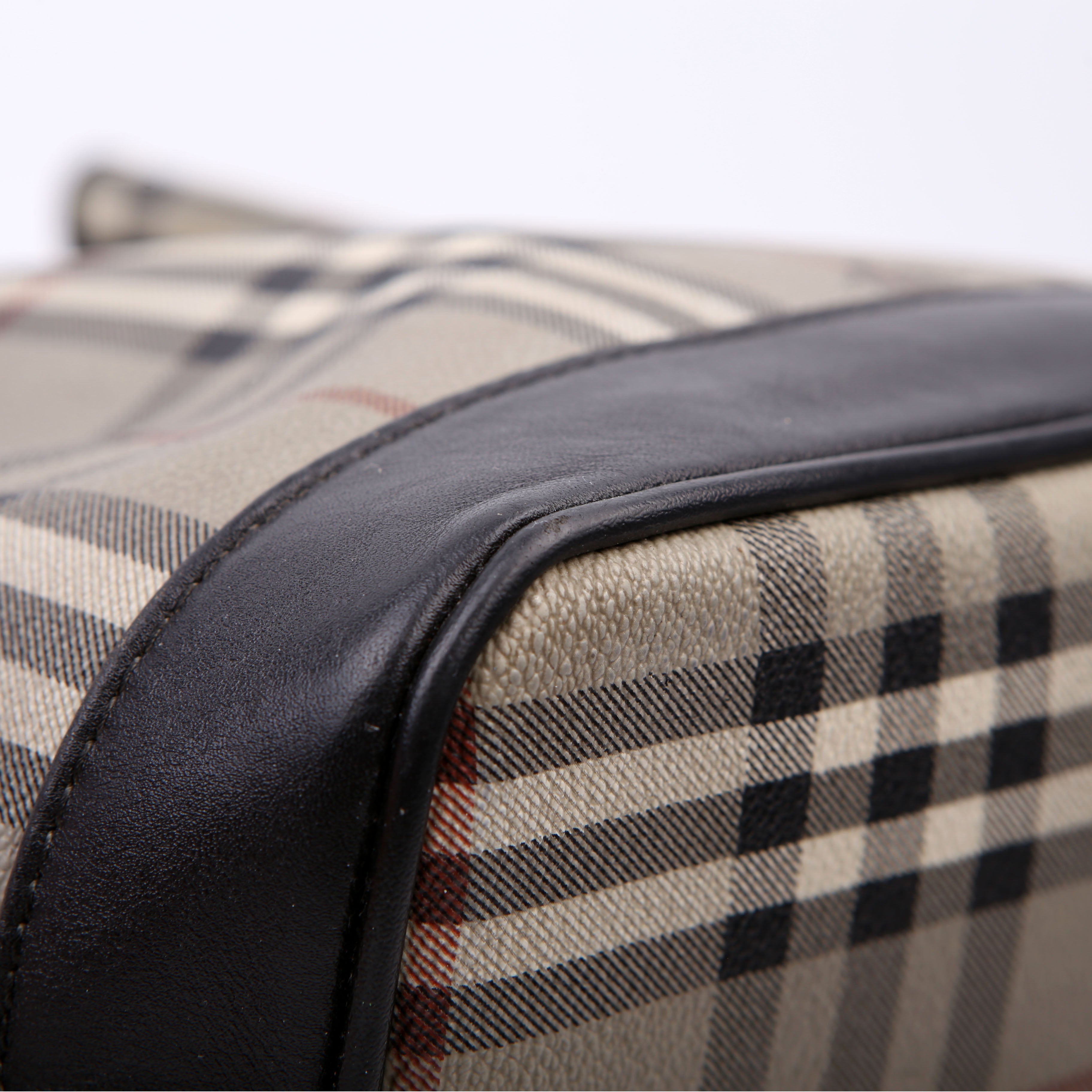 Haymarket Check Medium Bucket Vintage Grey