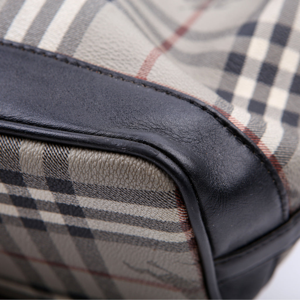Haymarket Check Medium Bucket Vintage Grey
