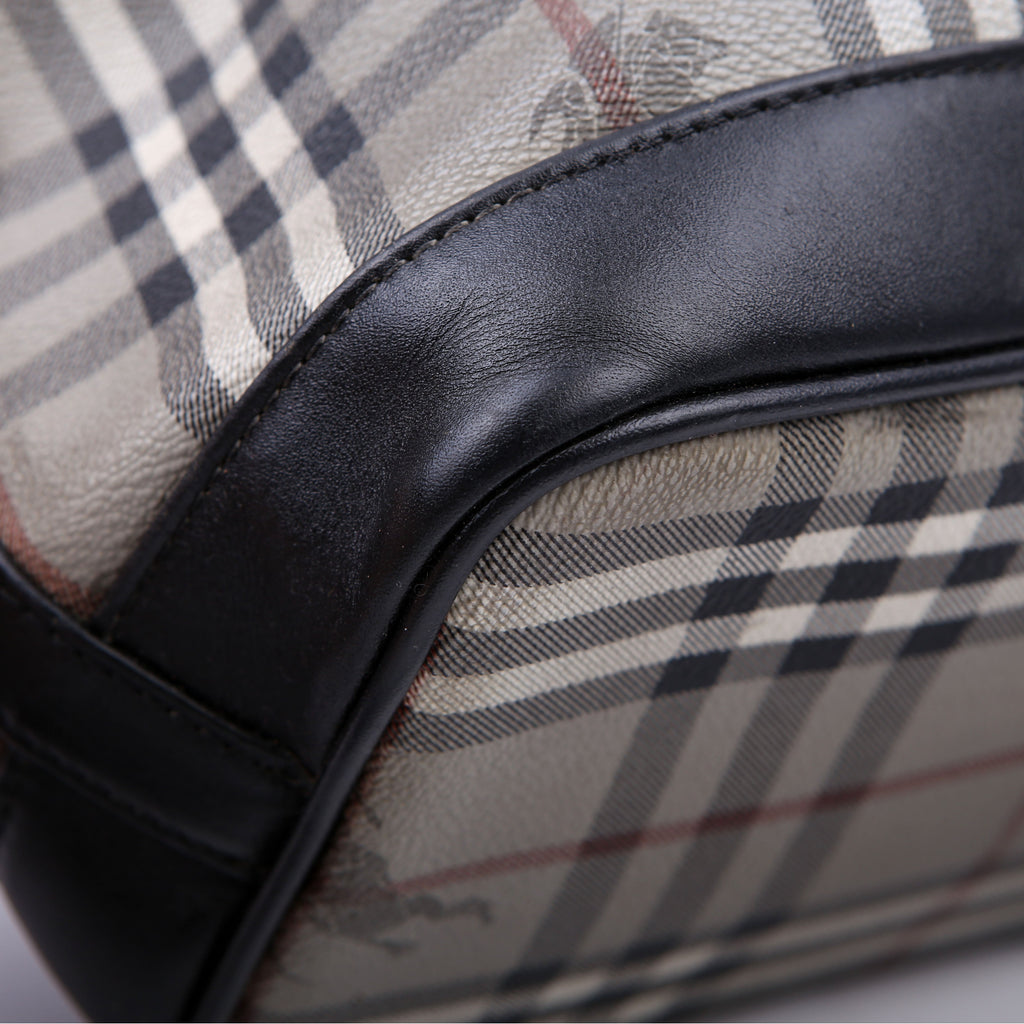 Haymarket Check Medium Bucket Vintage Grey