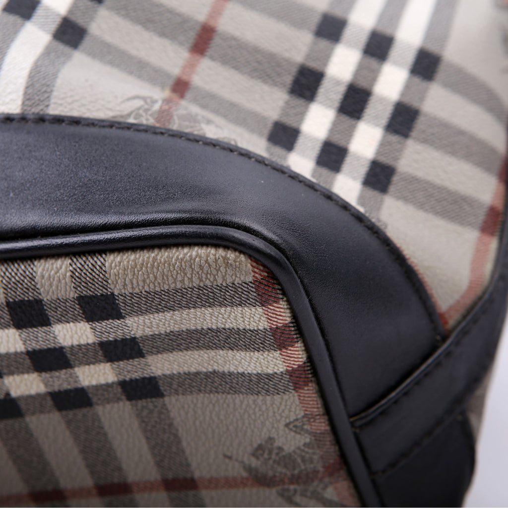 Haymarket Check Medium Bucket Vintage Grey