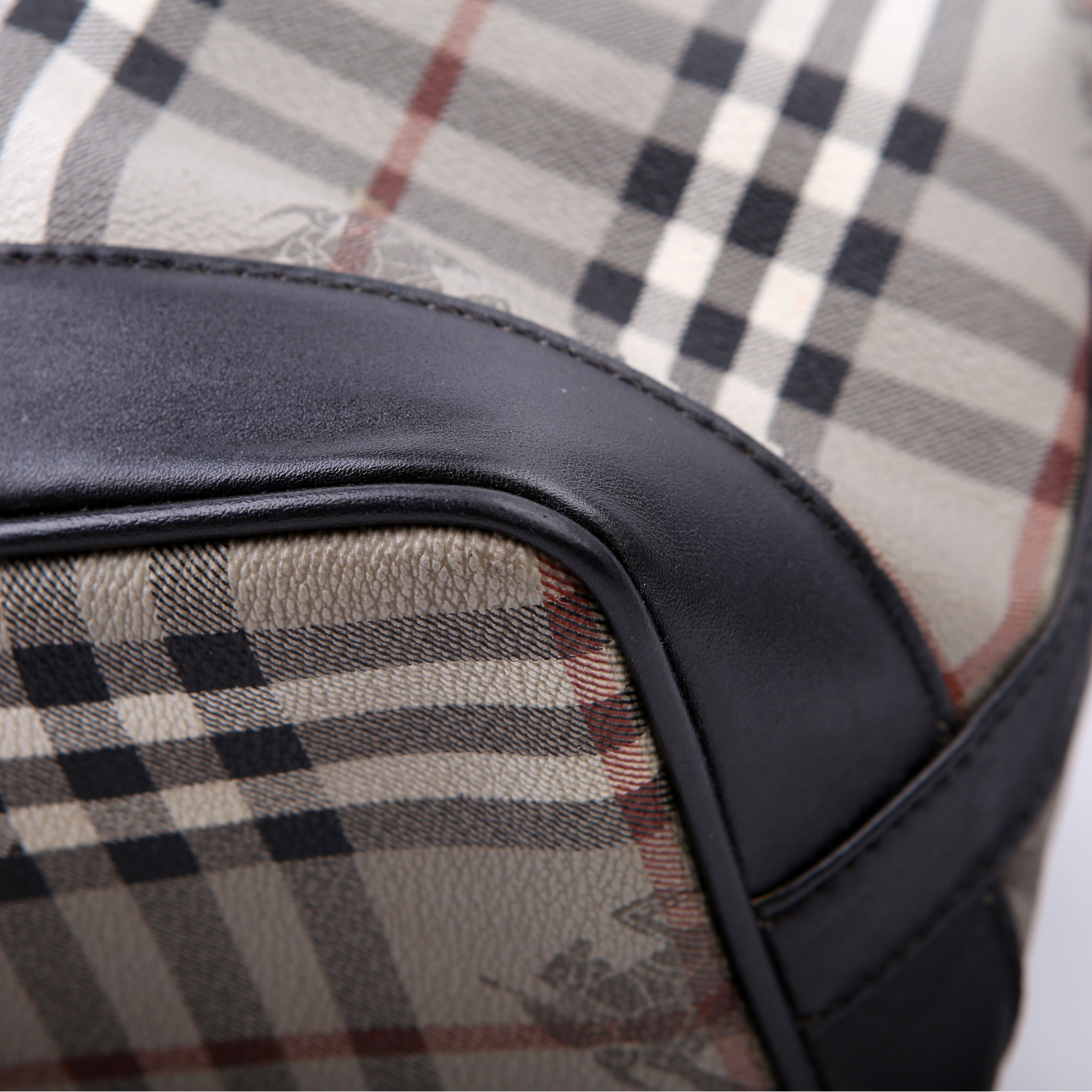 Haymarket Check Medium Bucket Vintage Grey