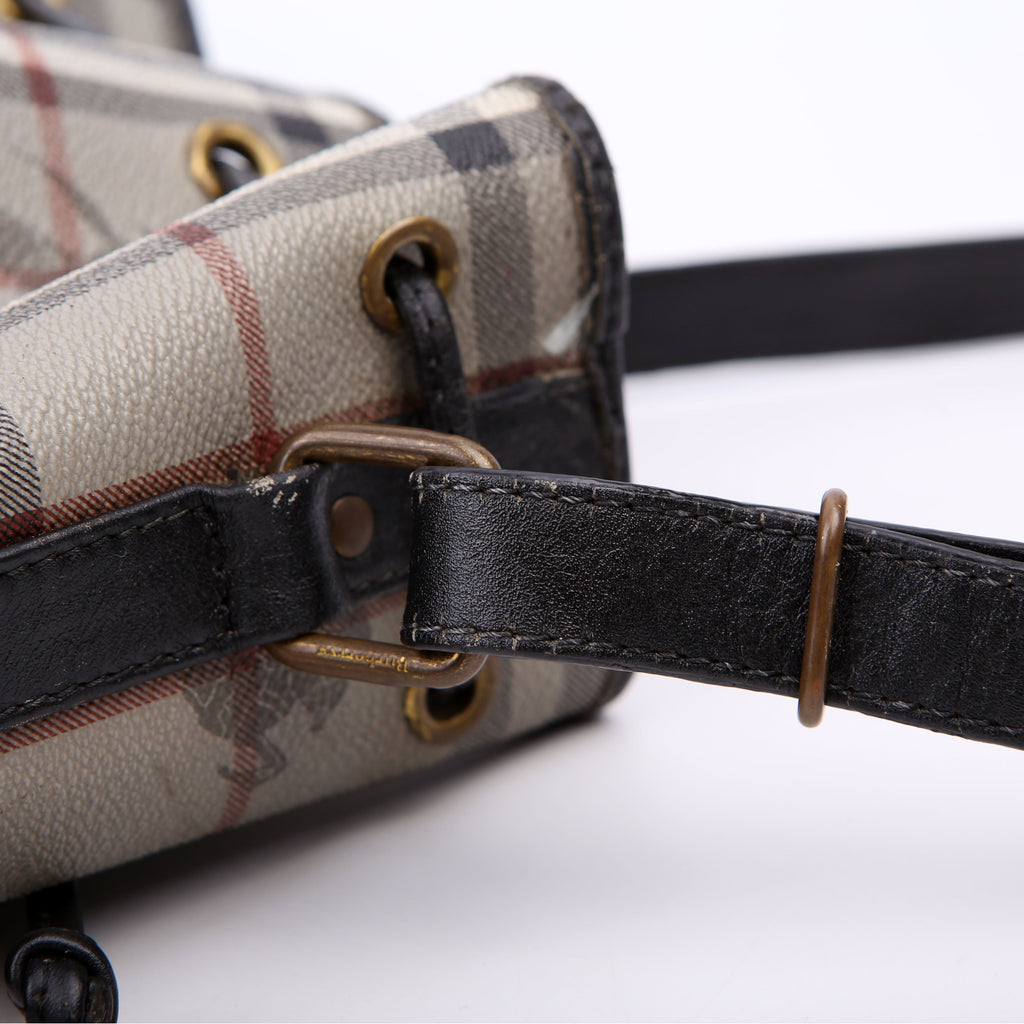 Haymarket Check Medium Bucket Vintage Grey