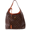 Flower Hobo Monogram Brown