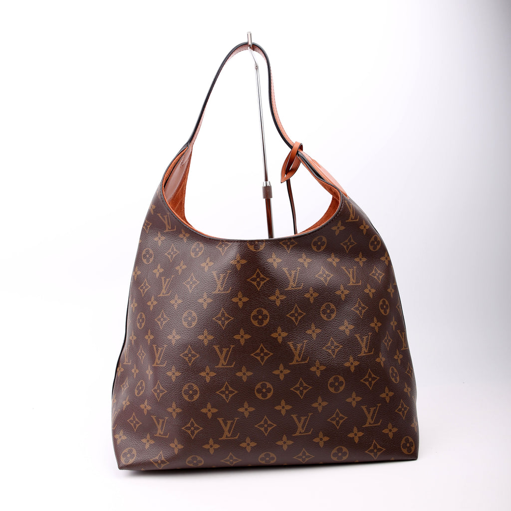 Flower Hobo Monogram Brown