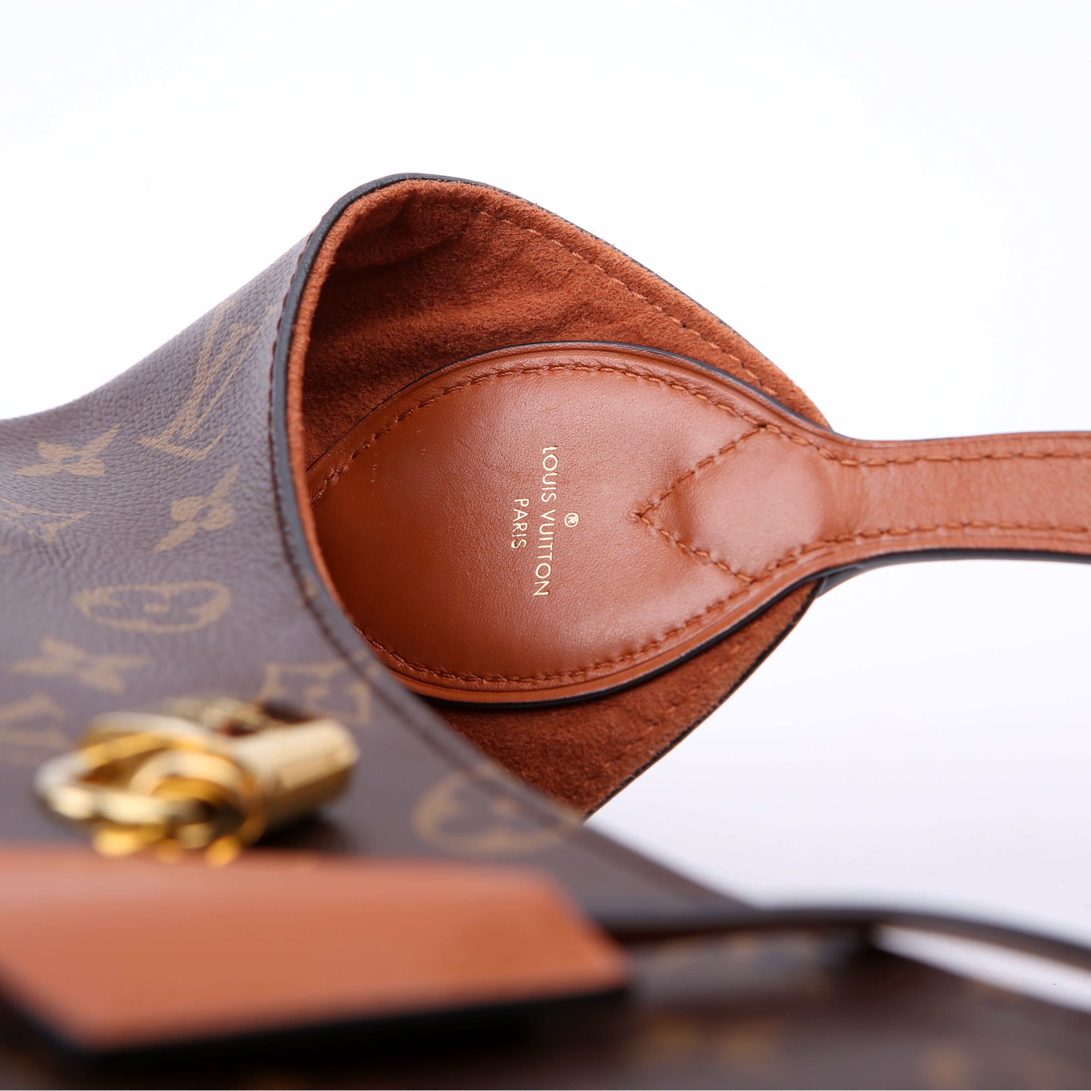 Flower Hobo Monogram Brown