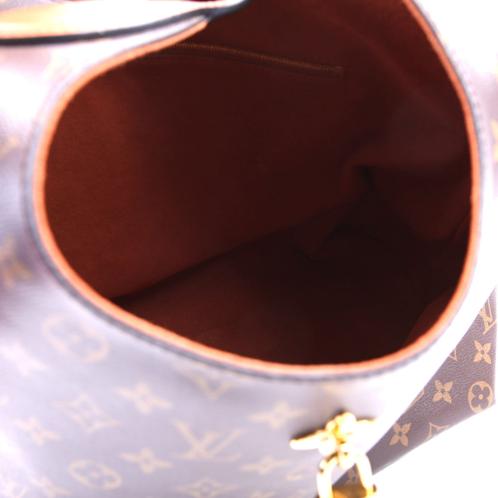 Flower Hobo Monogram Brown