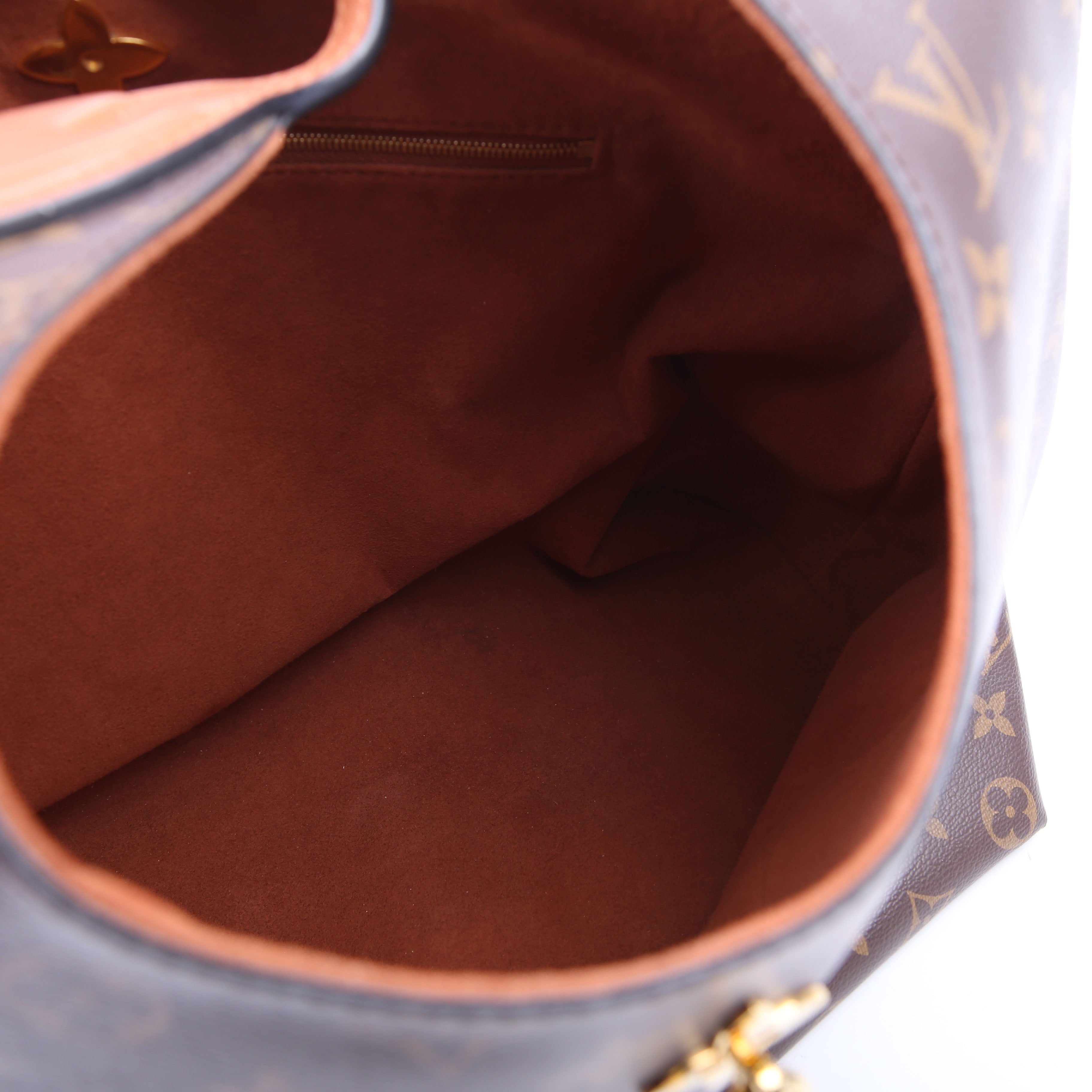 Flower Hobo Monogram Brown