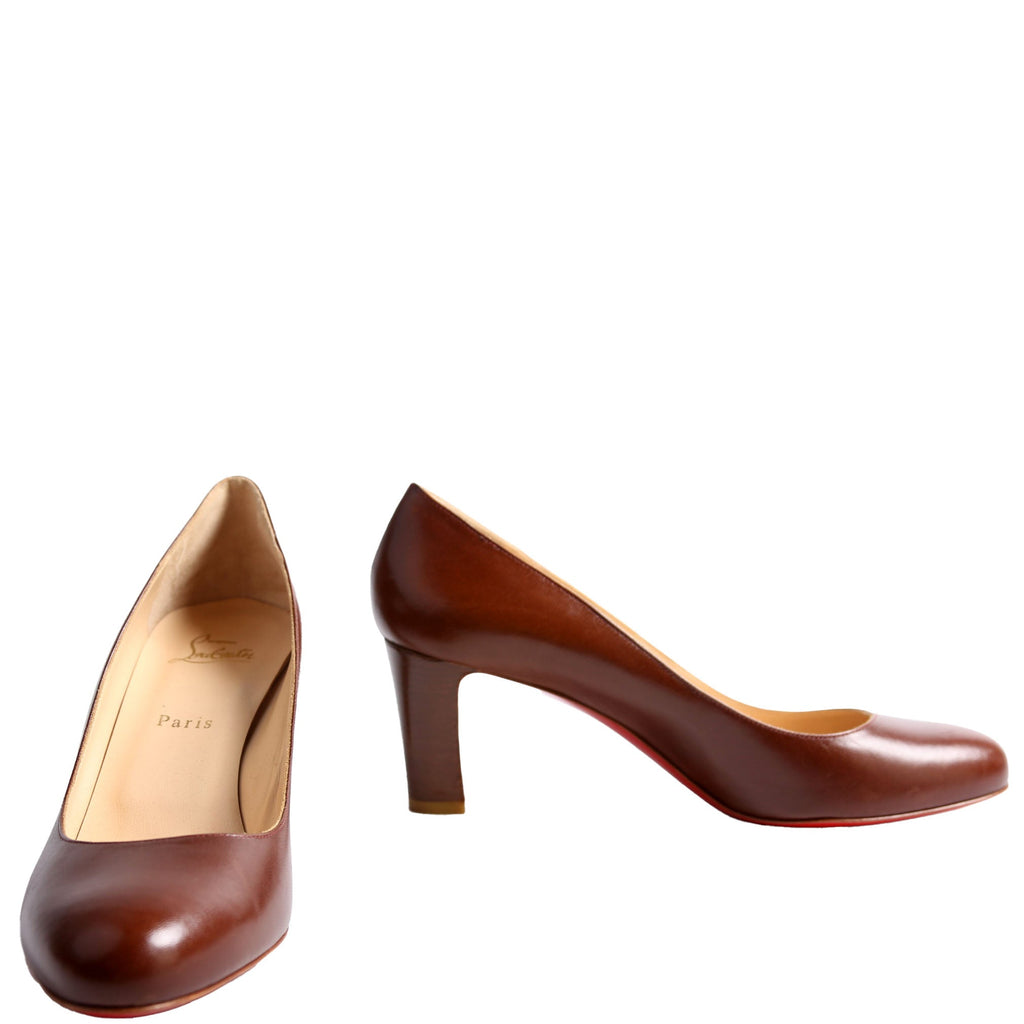 Lady Gena 85mm Block Heel Size 41 Brown