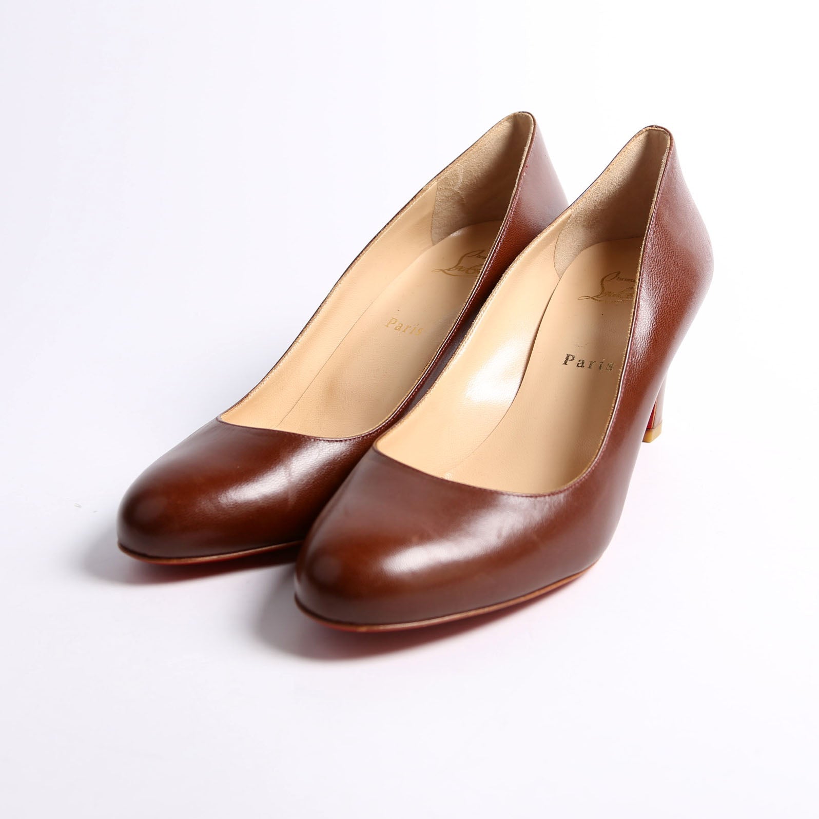 Lady Gena 85mm Block Heel Size 41 Brown