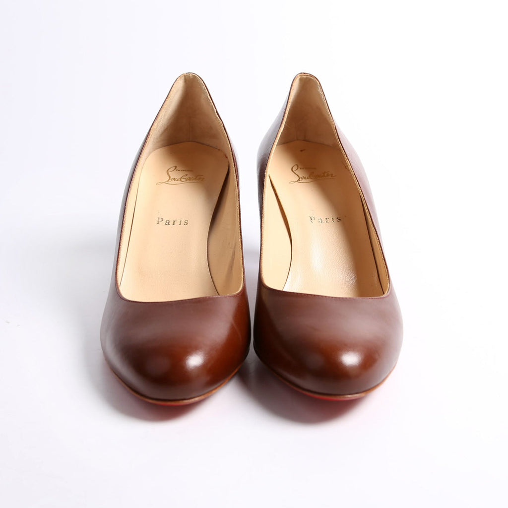 Lady Gena 85mm Block Heel Size 41 Brown