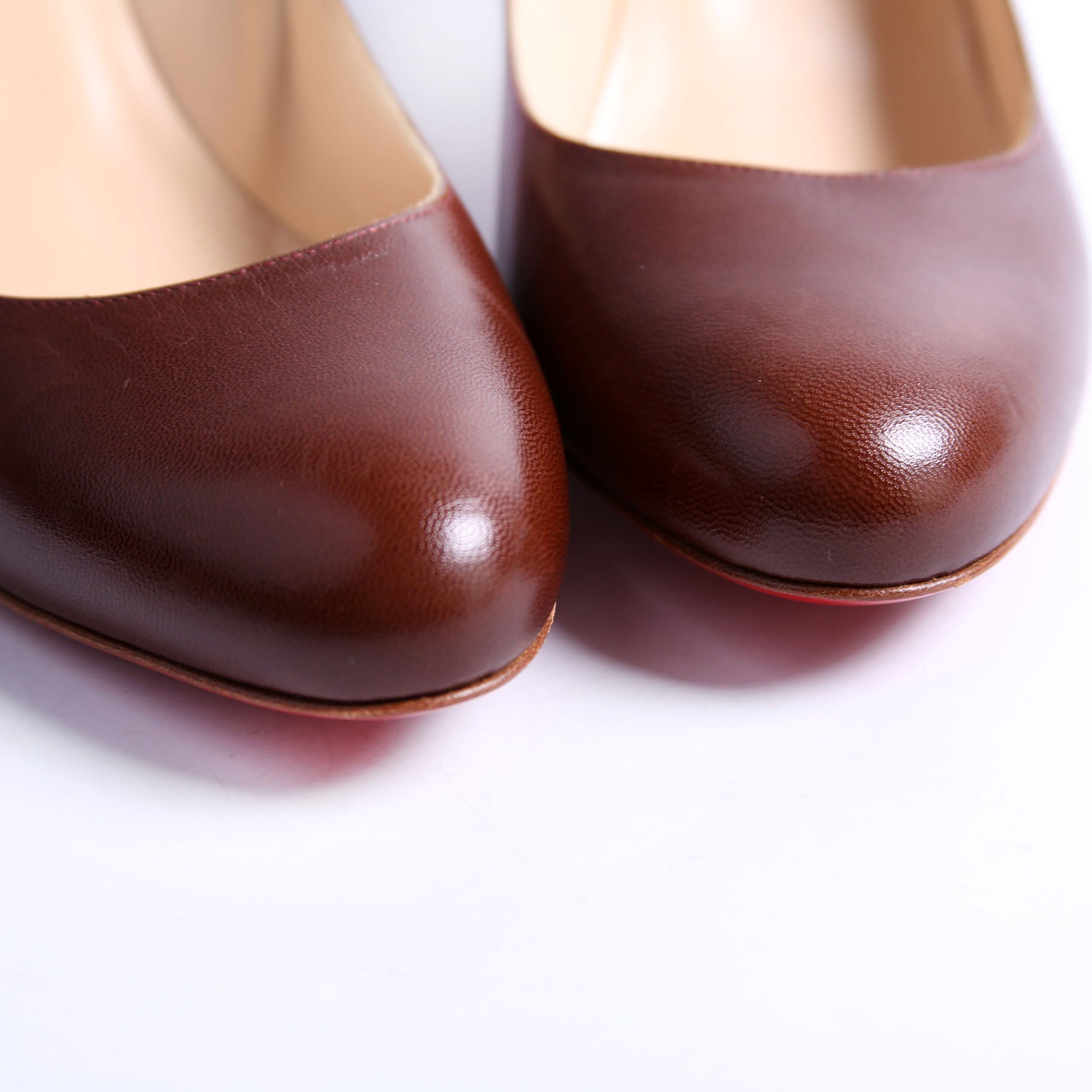 Lady Gena 85mm Block Heel Size 41 Brown