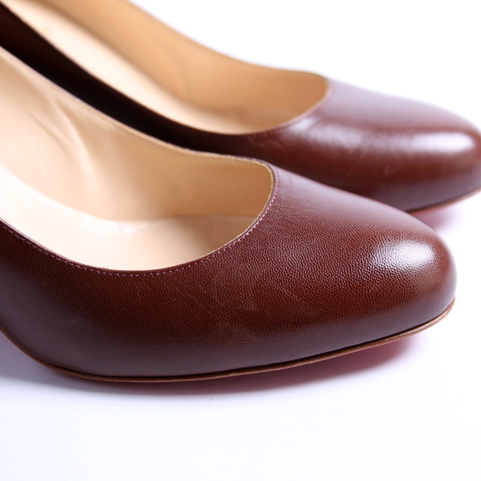 Lady Gena 85mm Block Heel Size 41 Brown