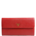 Saffiano Clutch Red