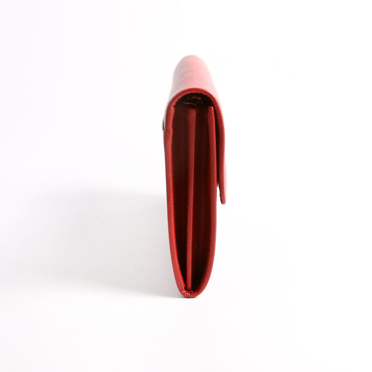 Saffiano Clutch Red