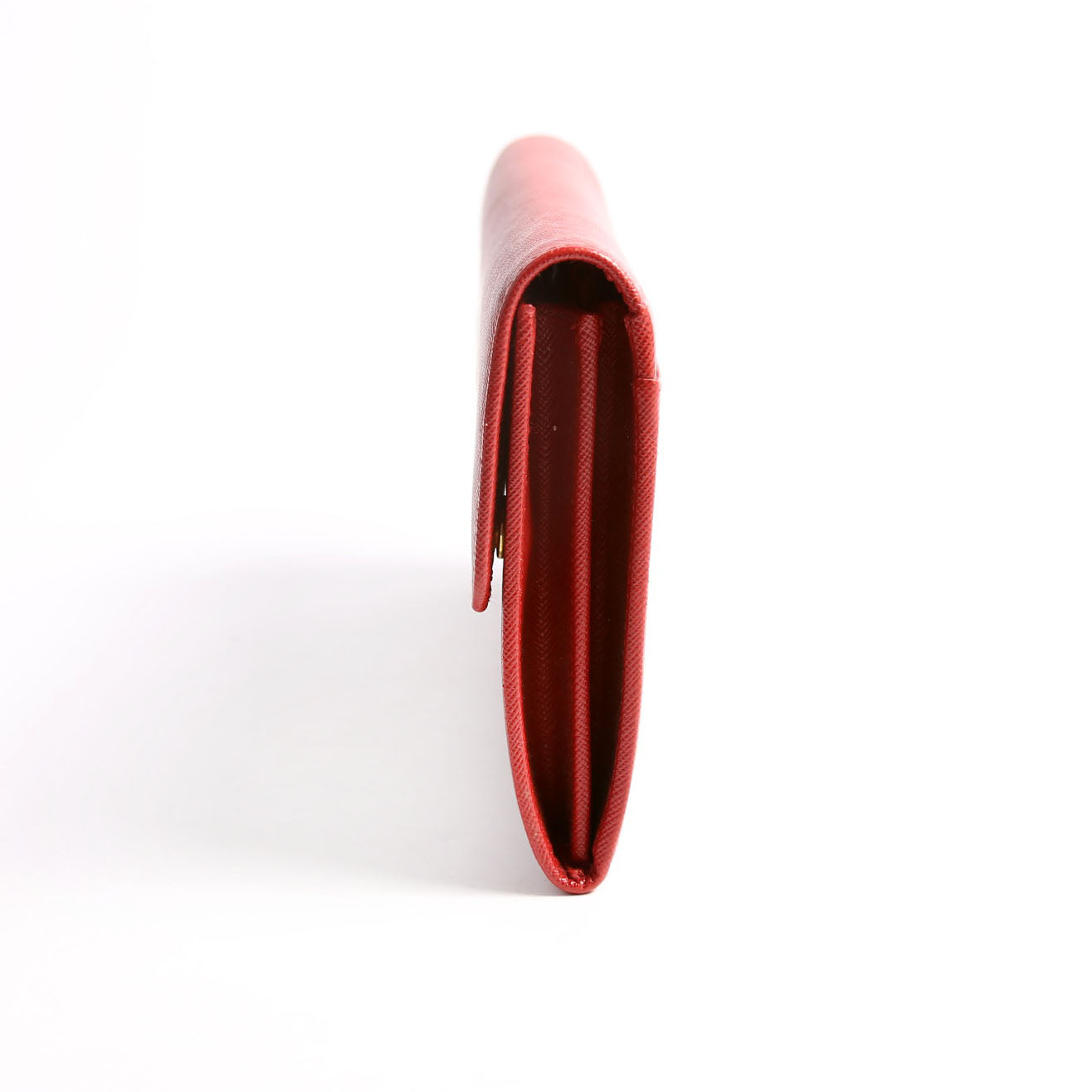 Saffiano Clutch Red