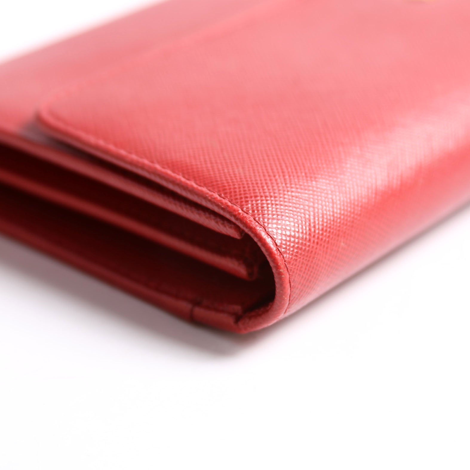Saffiano Clutch Red