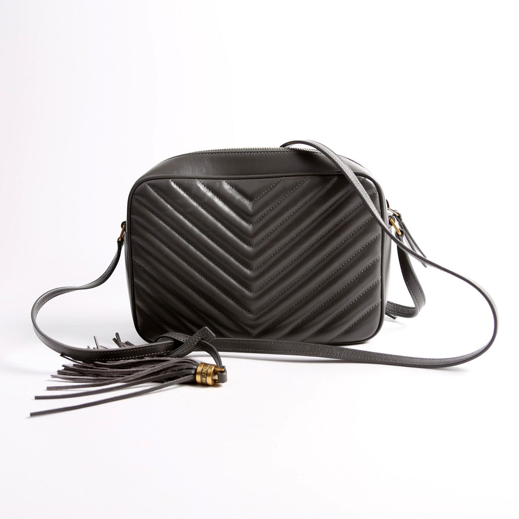 Lou Camera Bag Quilted 612544 Grey