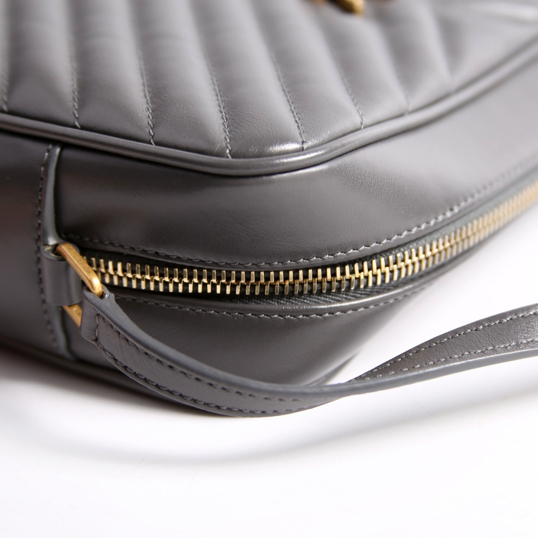 Lou Camera Bag Quilted 612544 Grey