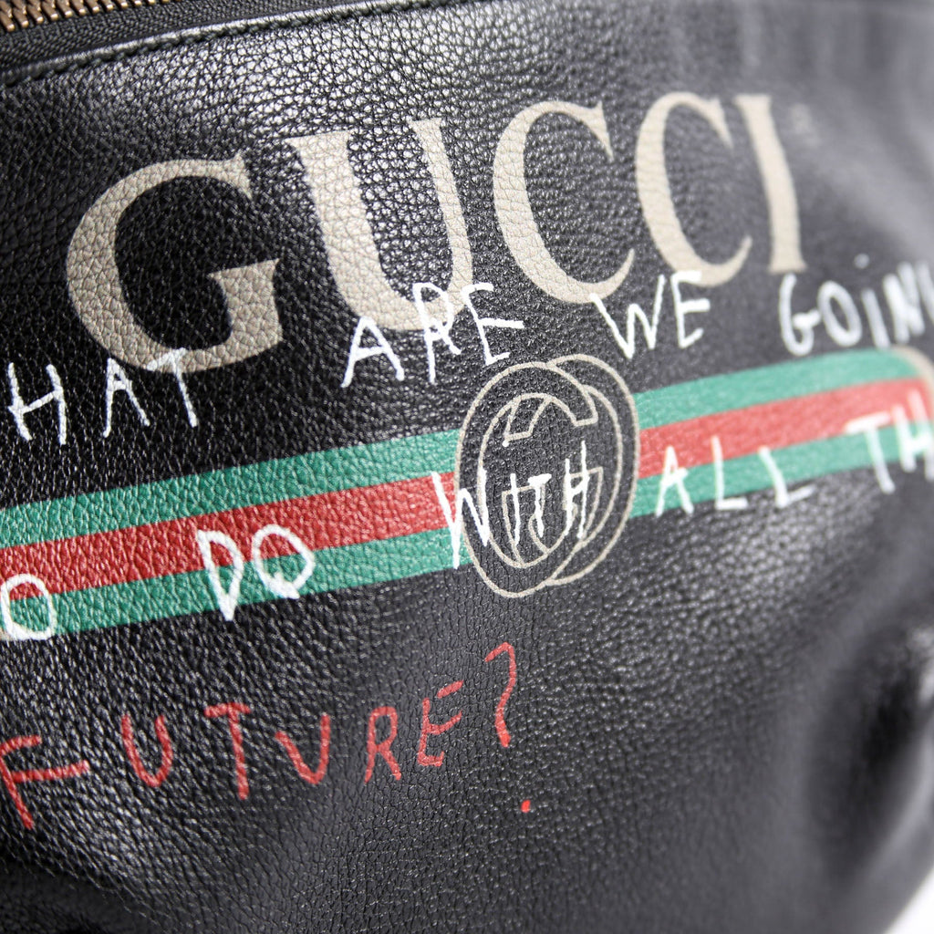 Gucci 493869 Retro Belt Bag Medium Black