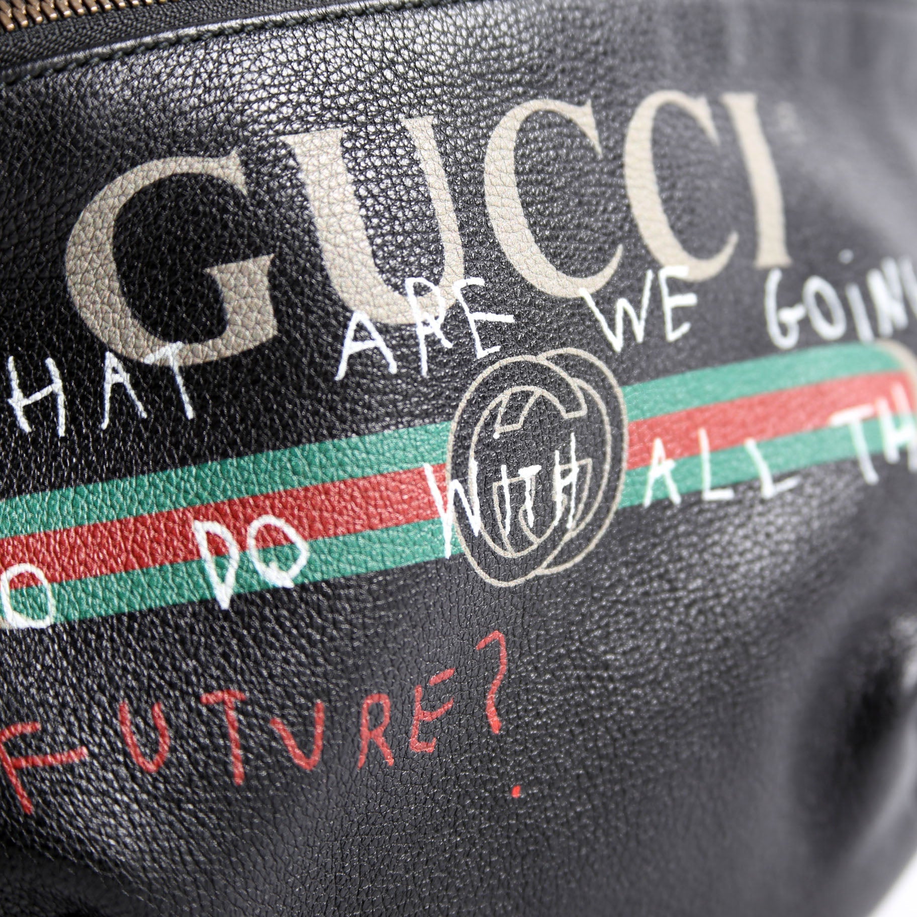 Gucci 493869 Retro Belt Bag Medium Black