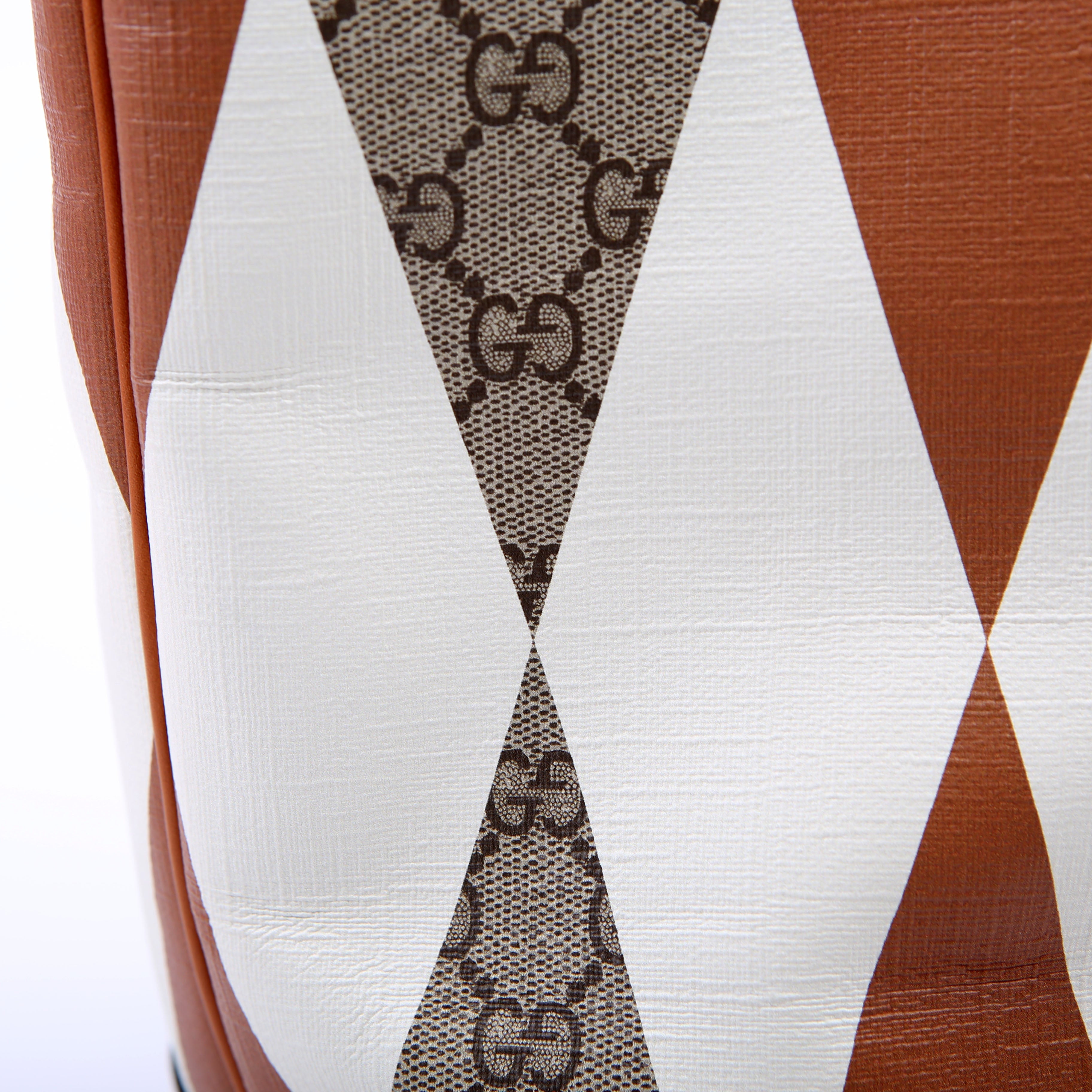726755 GG Supreme Rhombus Tote With Pouch Large Brown