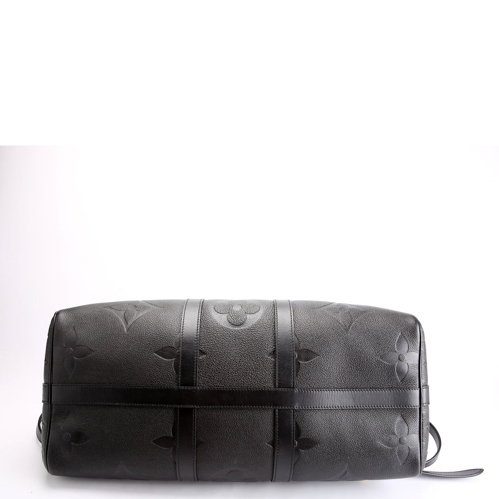 Keepall 45 Bandouliere Giant Empreinte Black