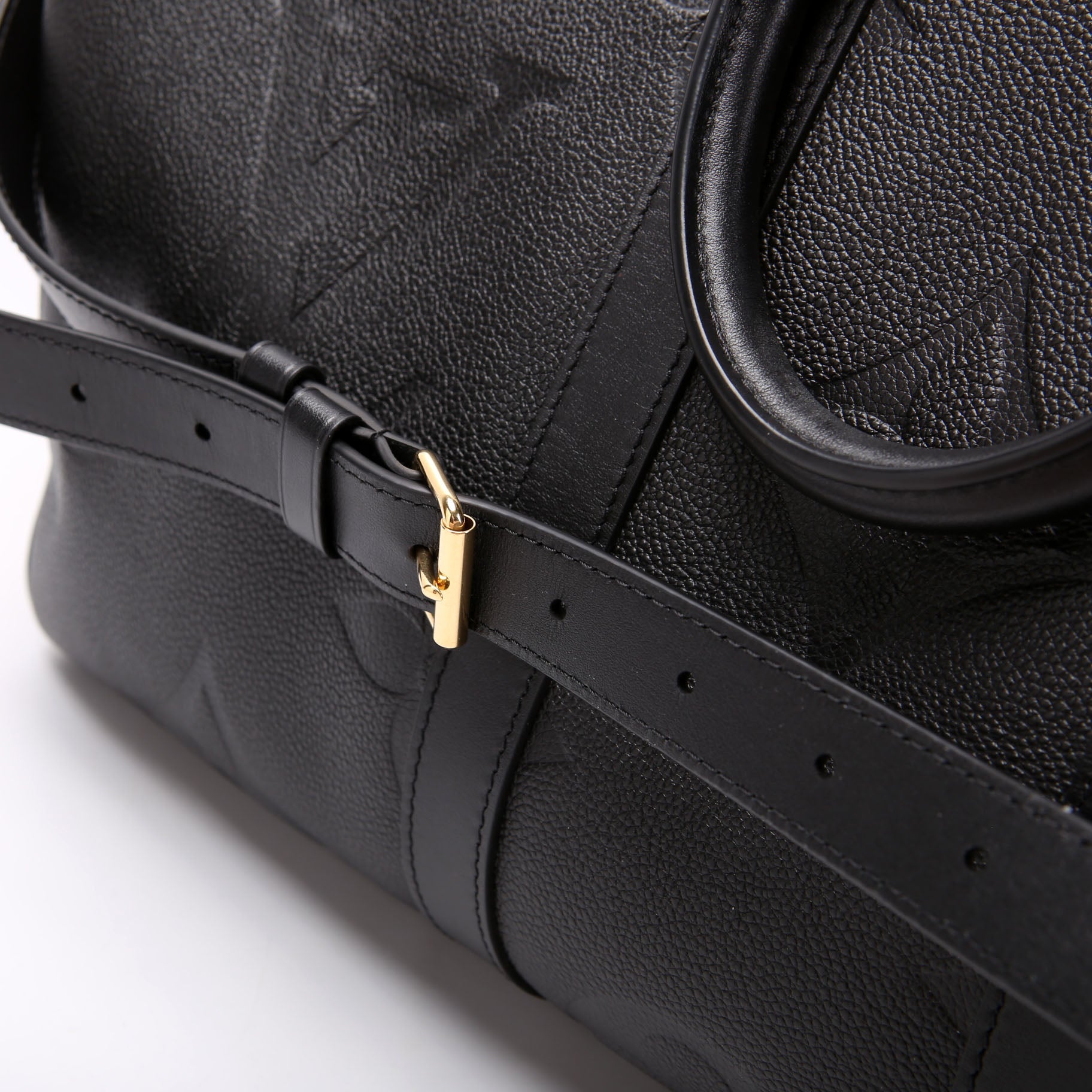 Keepall 45 Bandouliere Giant Empreinte Black