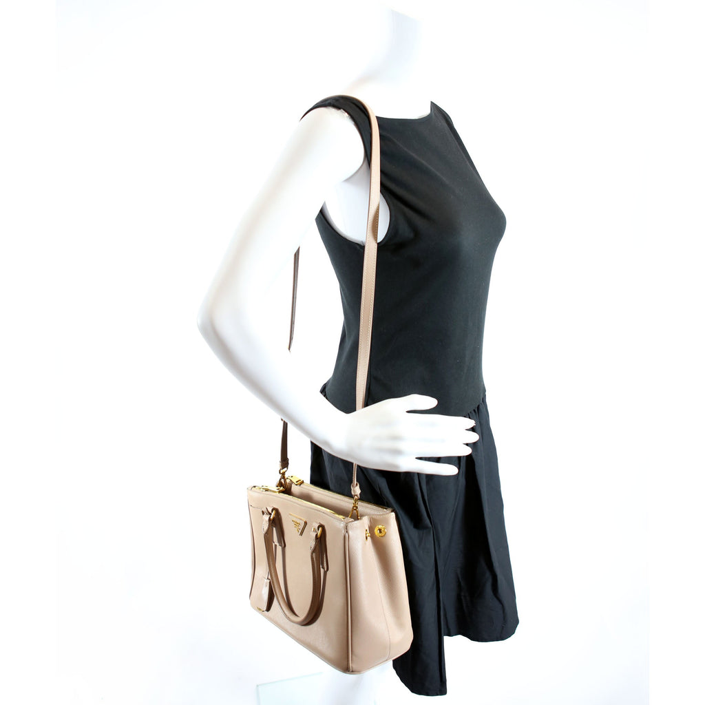 Saffiano Galleria Small Nude