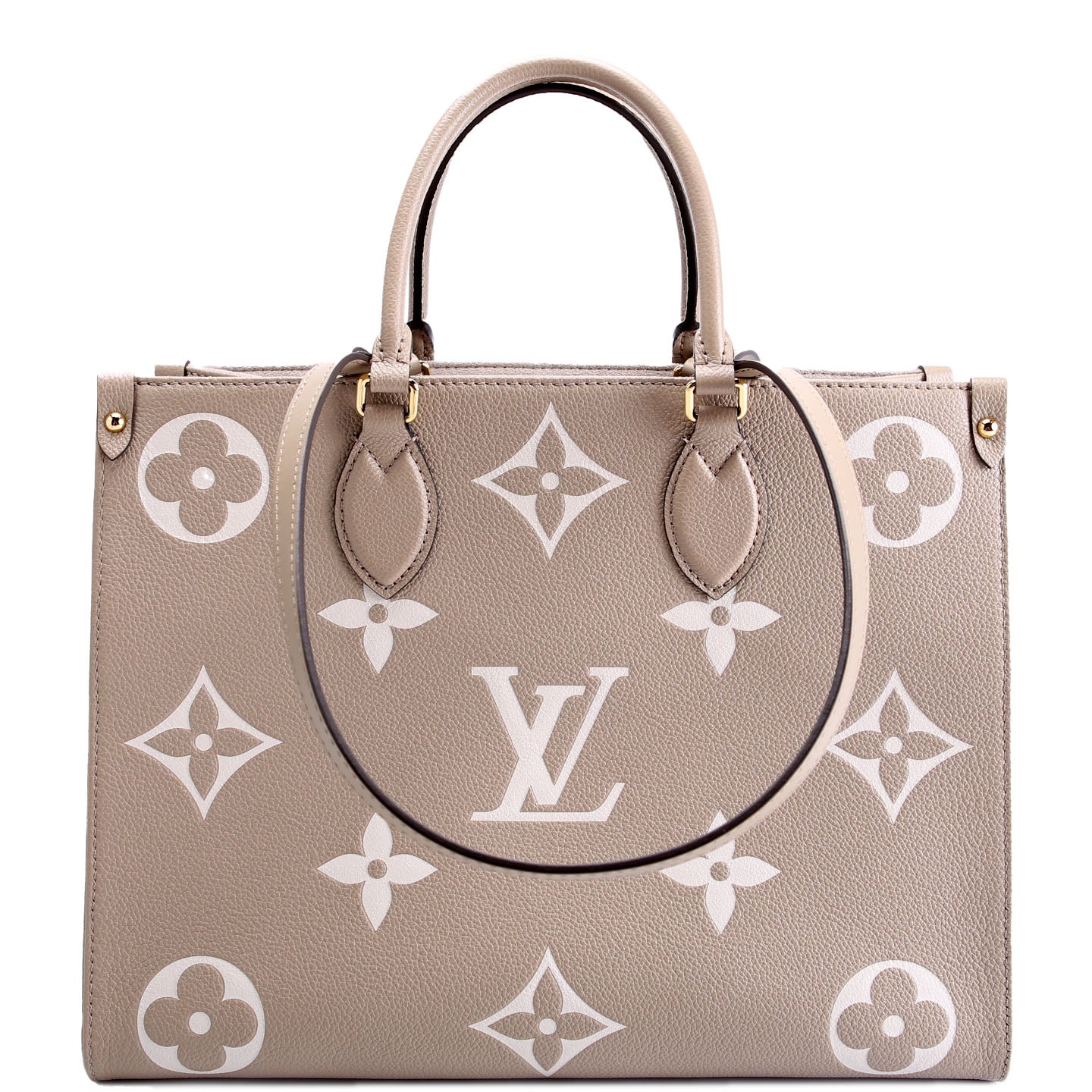 ONTHEGO MM Bicolor Empreinte Taupe