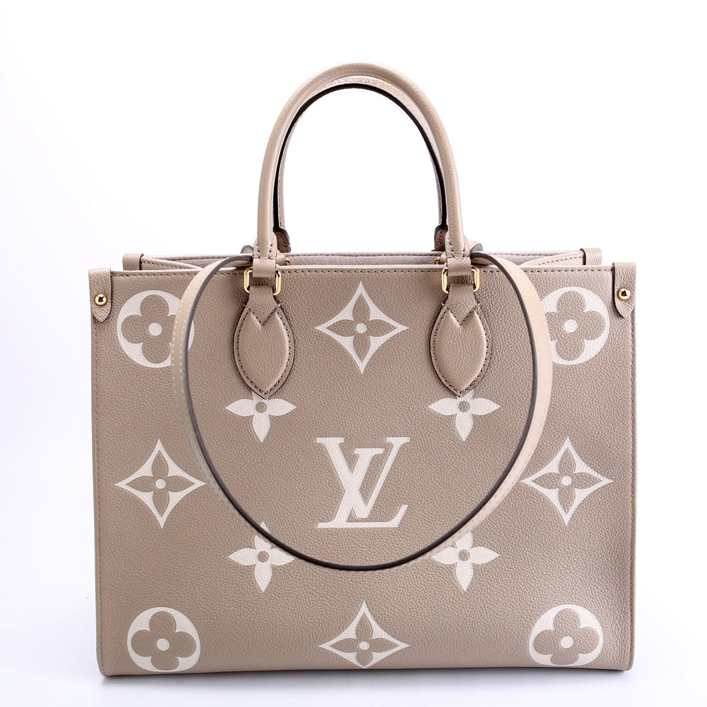 ONTHEGO MM Bicolor Empreinte Taupe