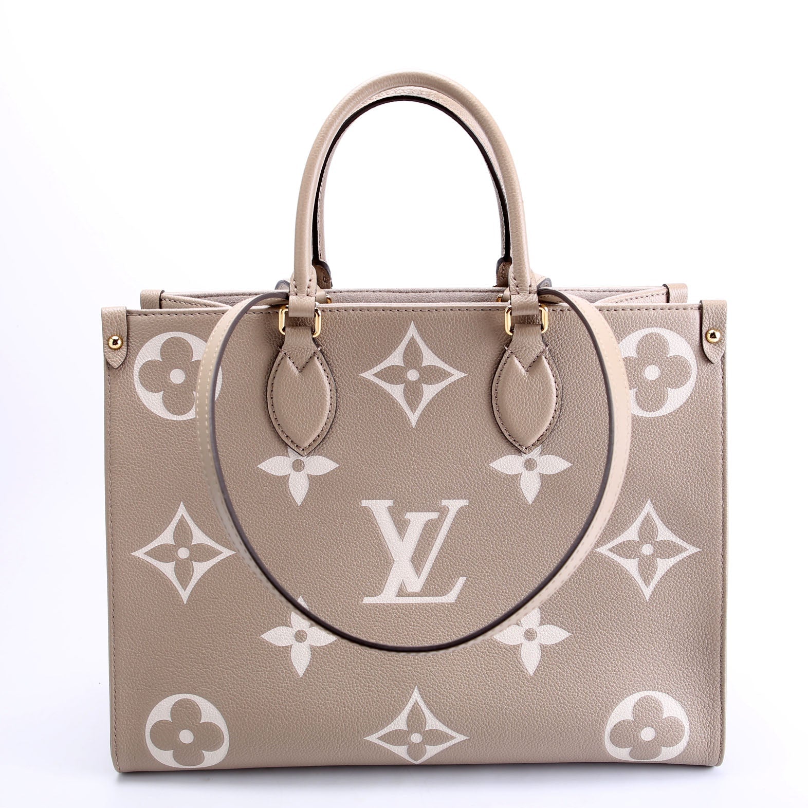 ONTHEGO MM Bicolor Empreinte Taupe