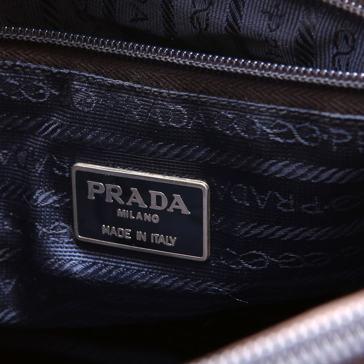 B3864 Tessuto Nylon City Tote Vintage Navy